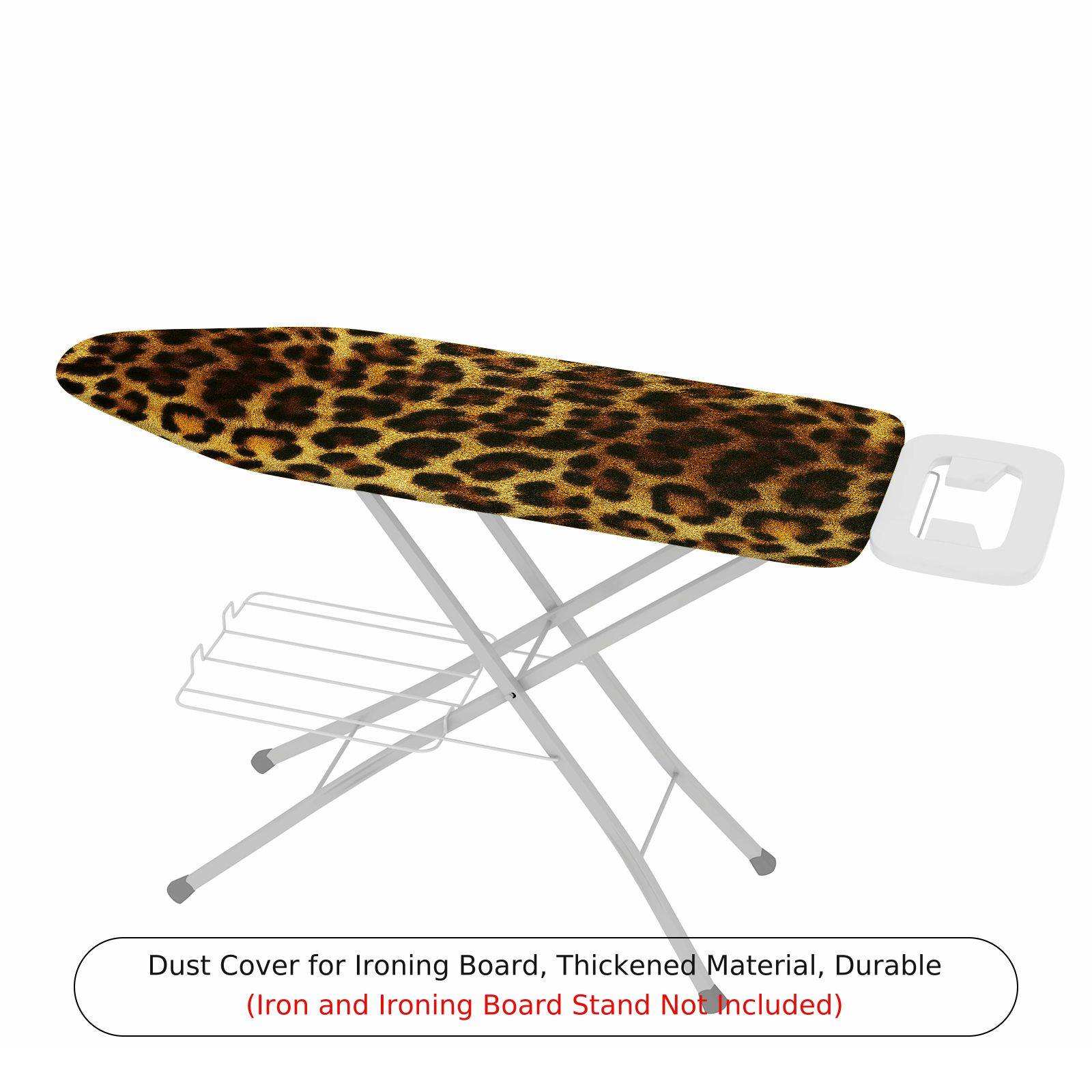 1-Piece Leopard Print Animal Exotic  Ironing Board Cover, Universal Size, Without Board