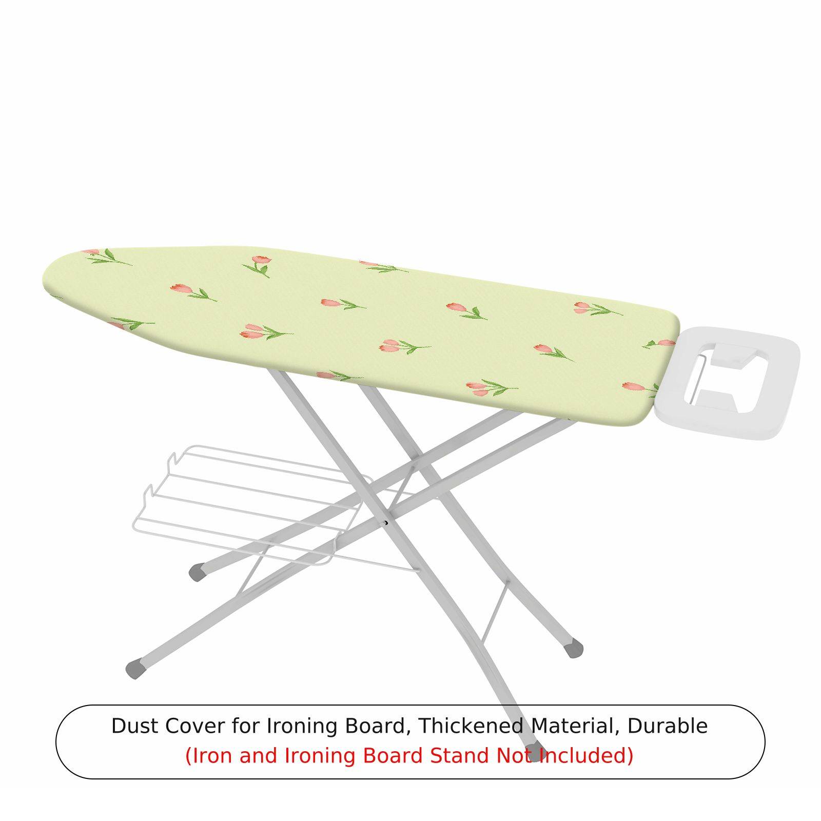 1-Piece Floral Pattern Pink Flowers Spring  Ironing Board Cover, Universal Size, Without Board