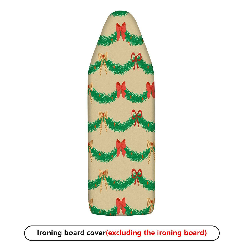 1-Piece Christmas Garland Ribbon  Ironing Board Cover, Universal Size, Without Board