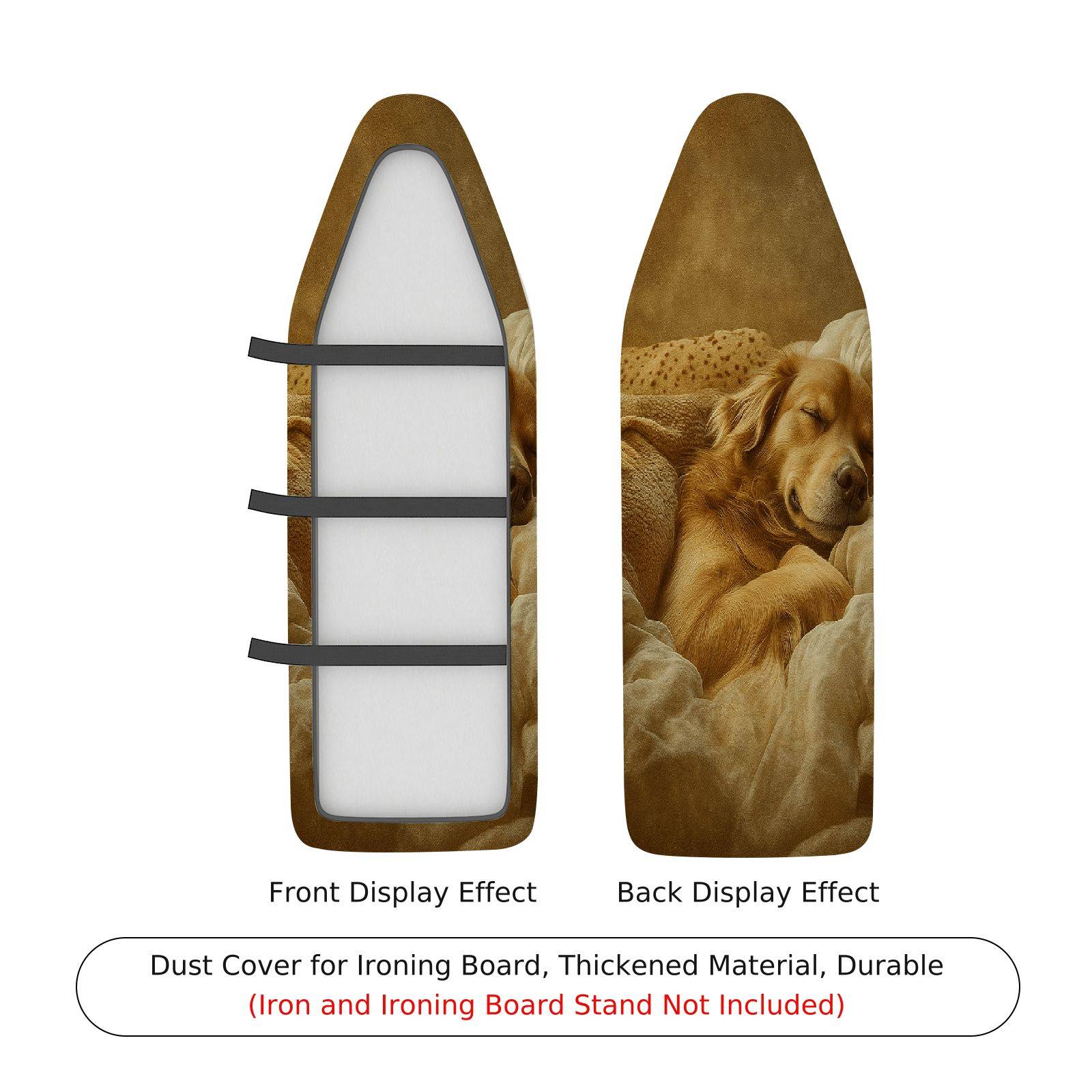 1-Piece Dog Sleeping Cozy Animal  Ironing Board Cover, Universal Size, Without Board