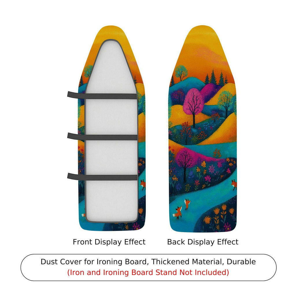 1-Piece Abstract Artistic Colorful  Ironing Board Cover, Universal Size, Without Board