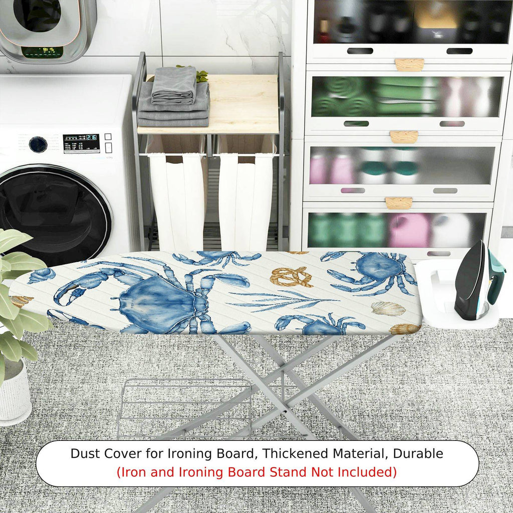 1-Piece Crab Ocean Marine  Ironing Board Cover, Universal Size, Without Board