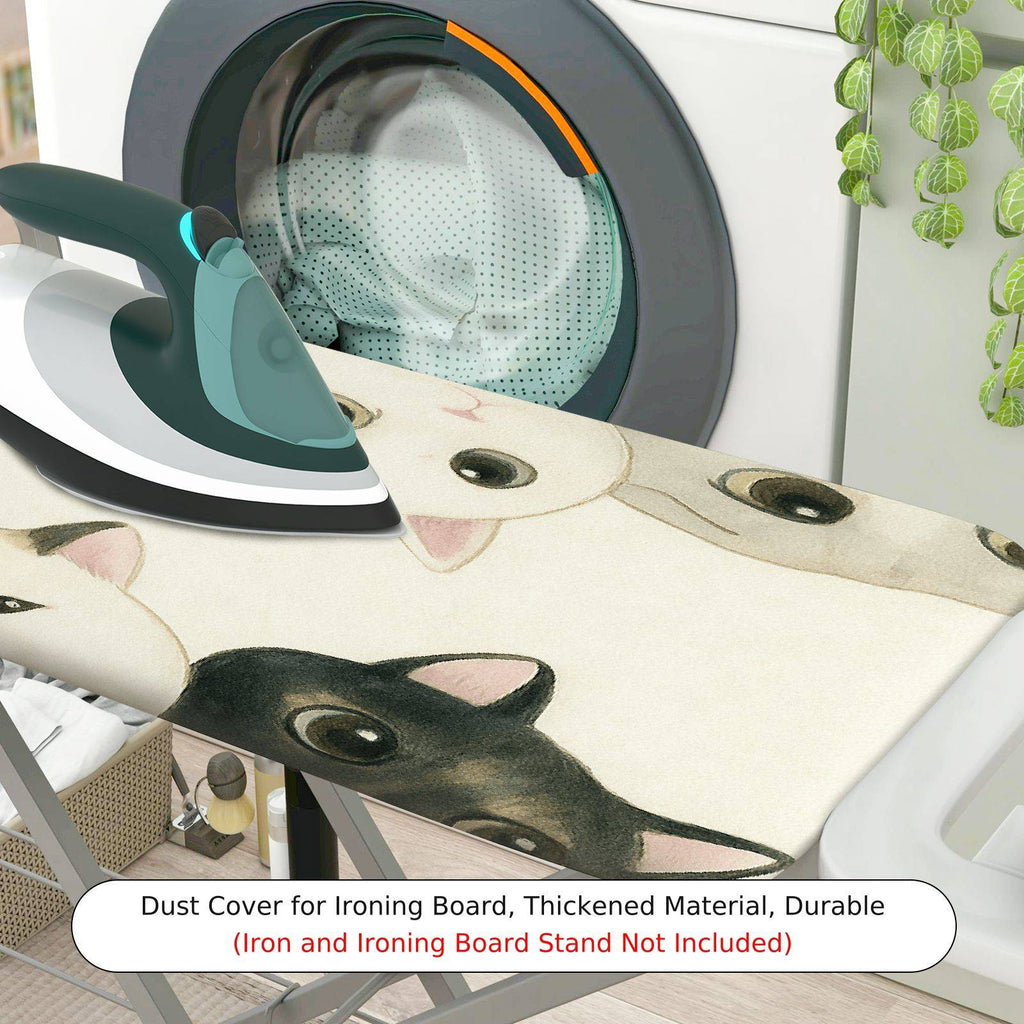 1-Piece Cat Cute Animal  Ironing Board Cover, Universal Size, Without Board
