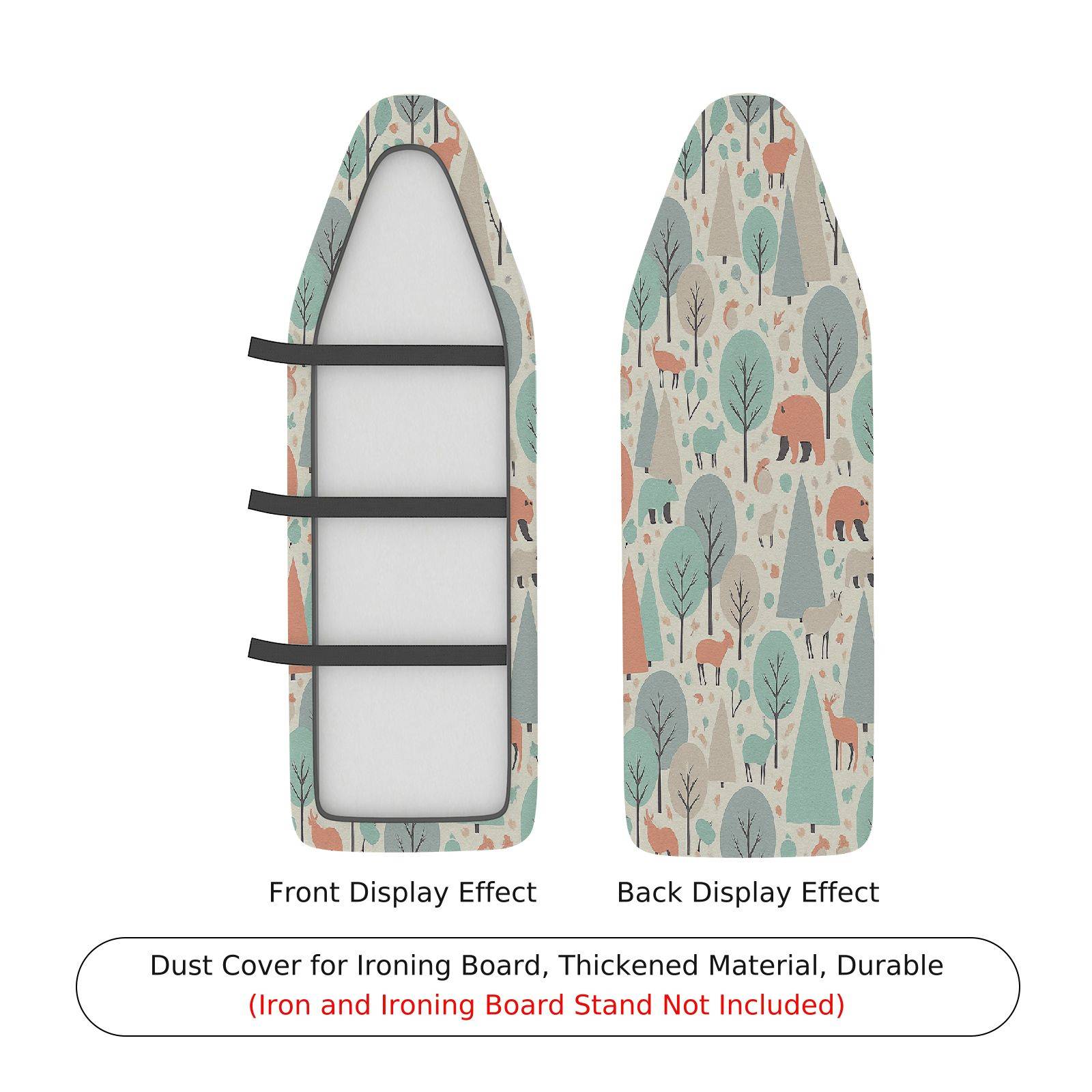 1-Piece Animal Leaf Geometric  Ironing Board Cover, Universal Size, Without Board