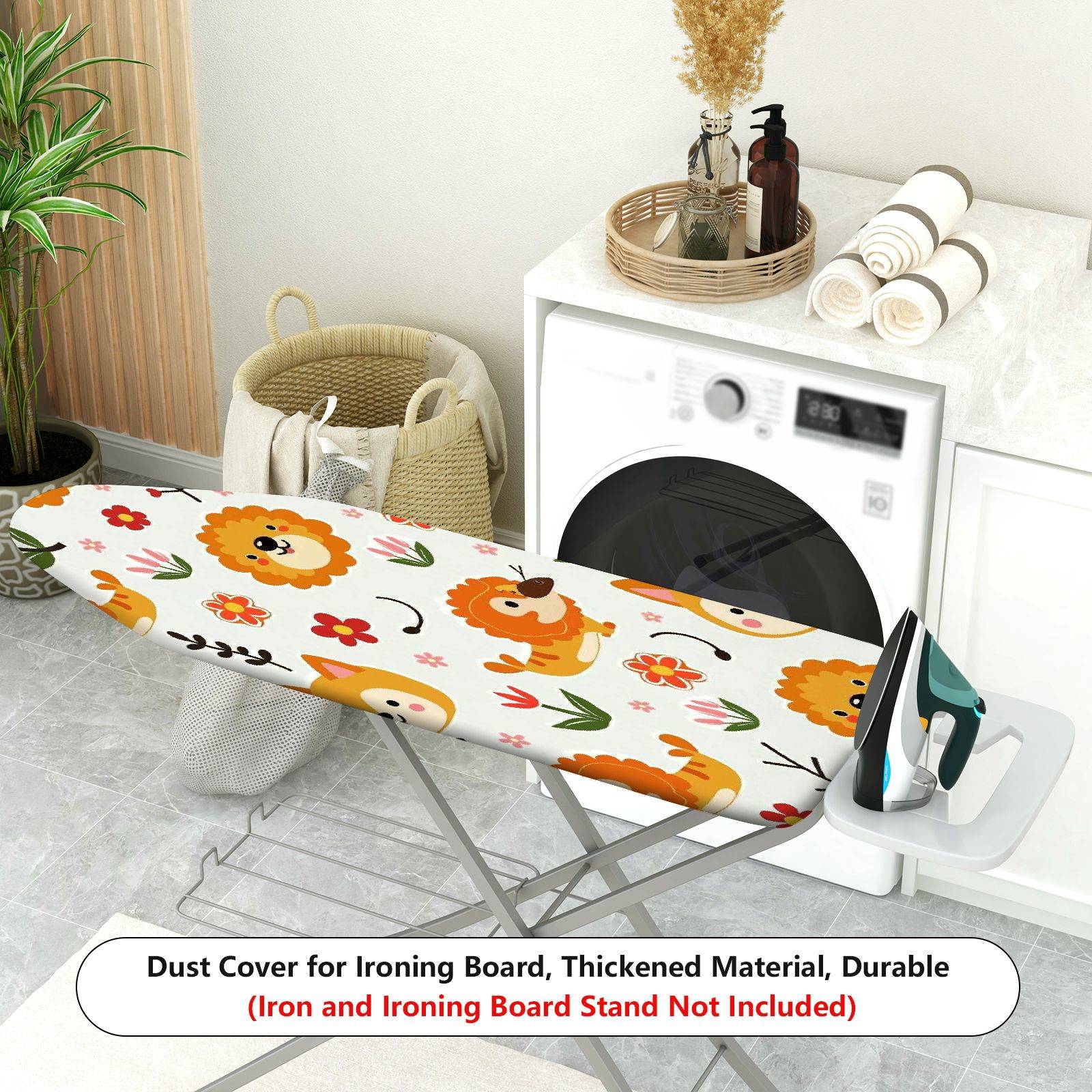 1-Piece Animal Floral  Ironing Board Cover, Universal Size, Without Board