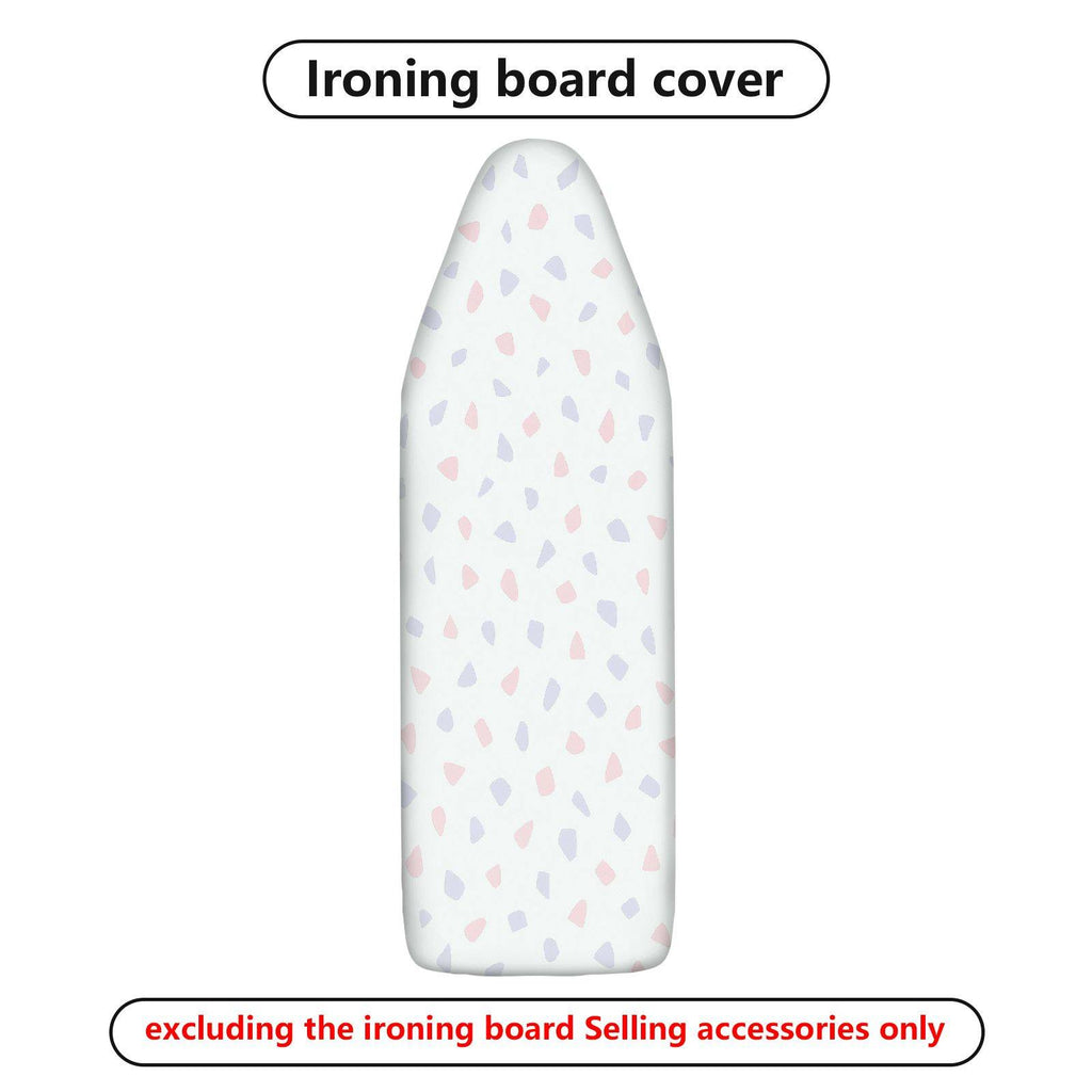 1-Piece Abstract Pattern White Dotted  Ironing Board Cover, Universal Size, Without Board
