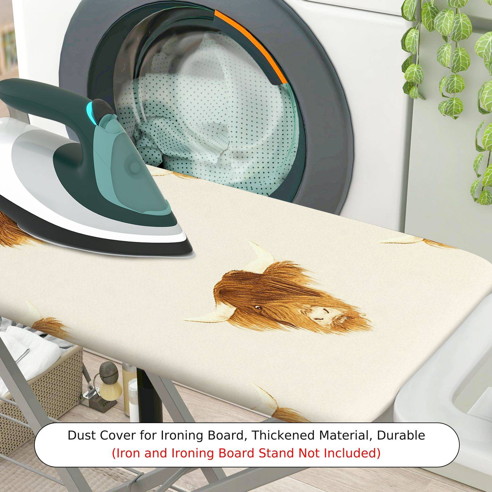 1-Piece Animal  Lion  Ironing Board Cover, Universal Size, Without Board