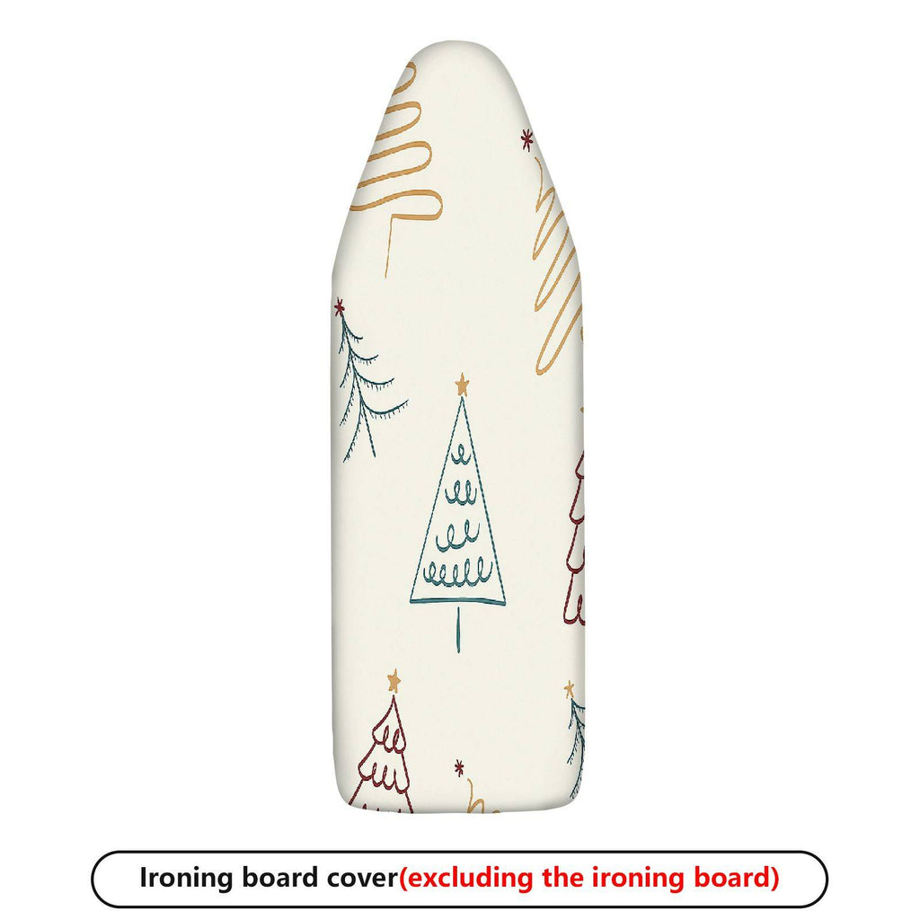 1-Piece Christmas Tree Pattern Holiday Season  Ironing Board Cover, Universal Size, Without Board