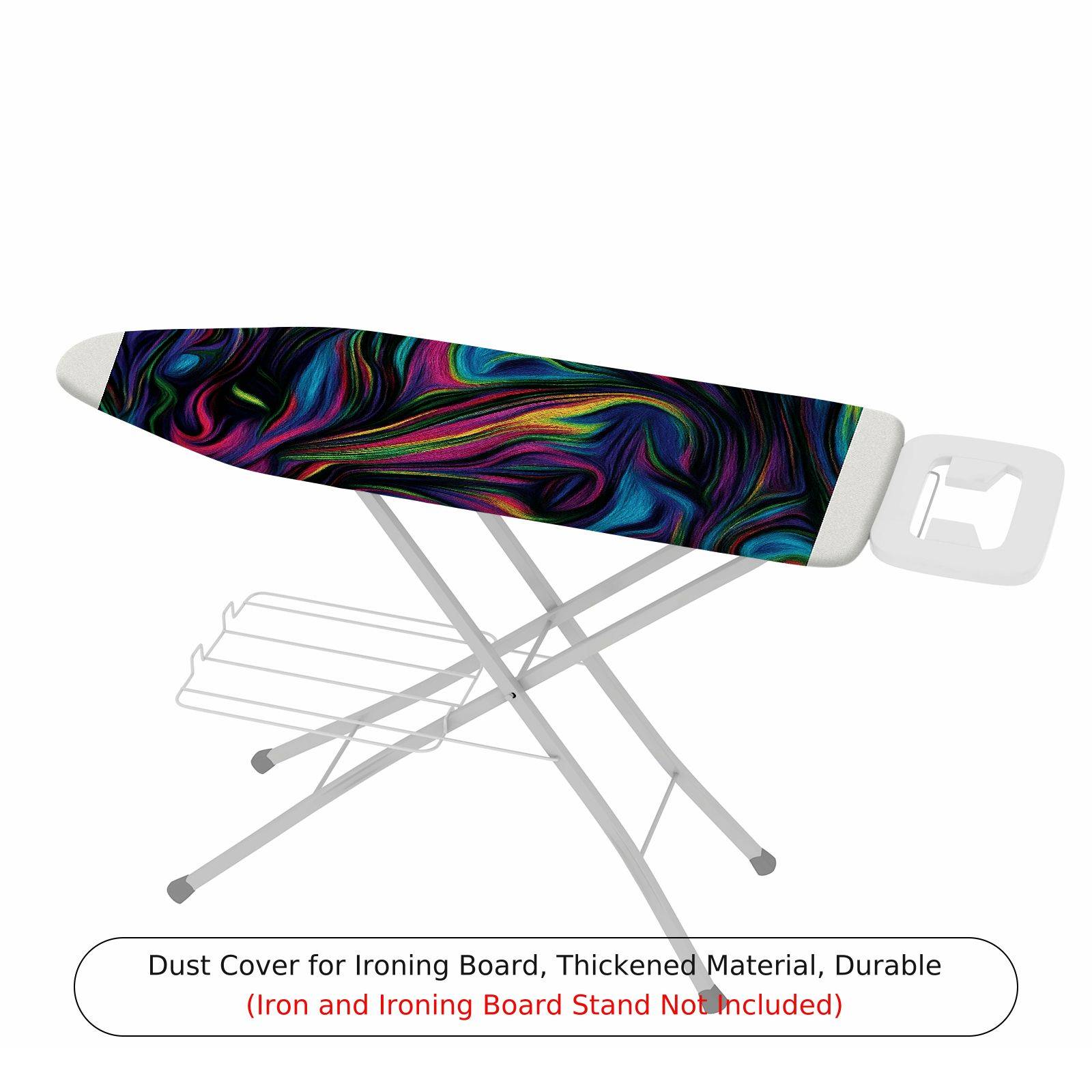 1-Piece Colorful Abstract Psychedelic  Ironing Board Cover, Universal Size, Without Board