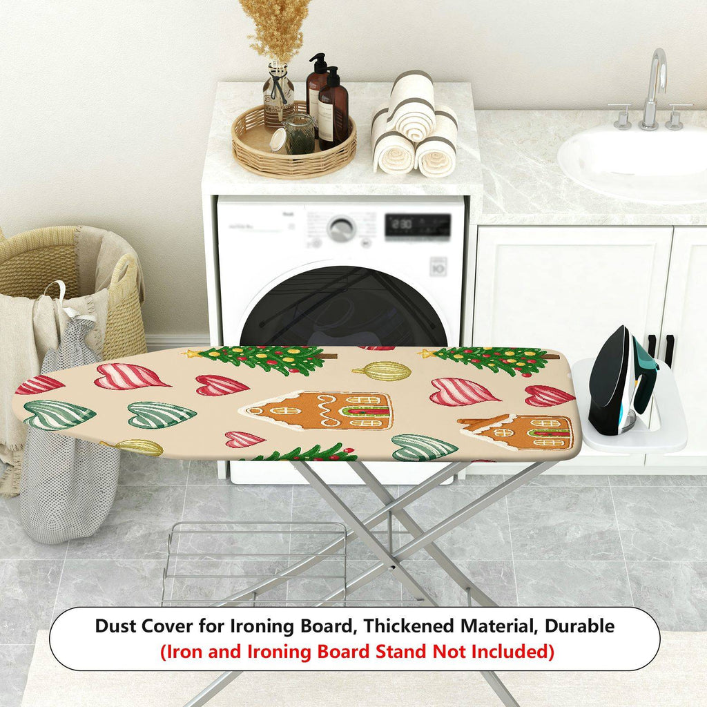 1-Piece Christmas Heart Tree  Ironing Board Cover, Universal Size, Without Board