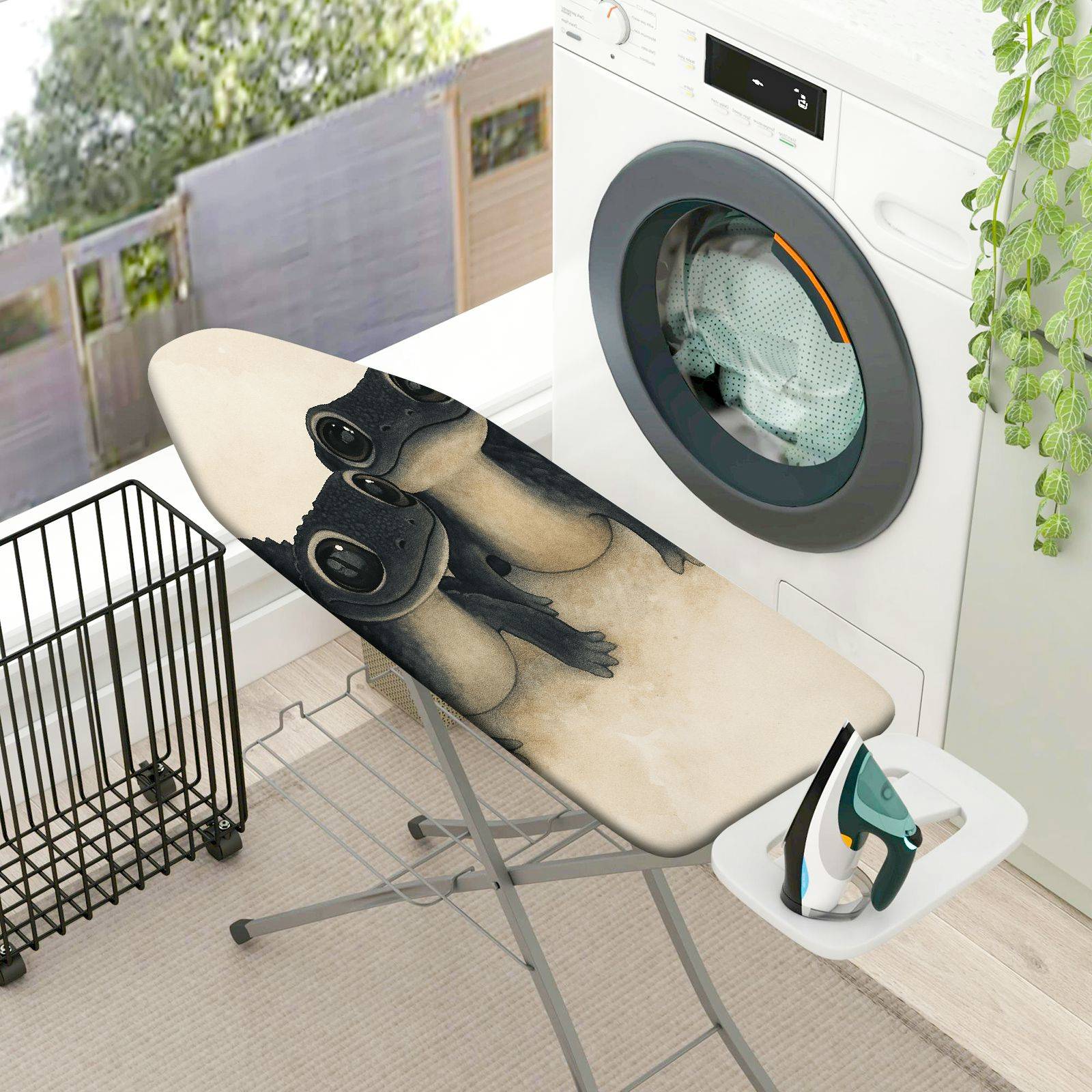 1-Piece Animal Art  Ironing Board Cover, Universal Size, Without Board