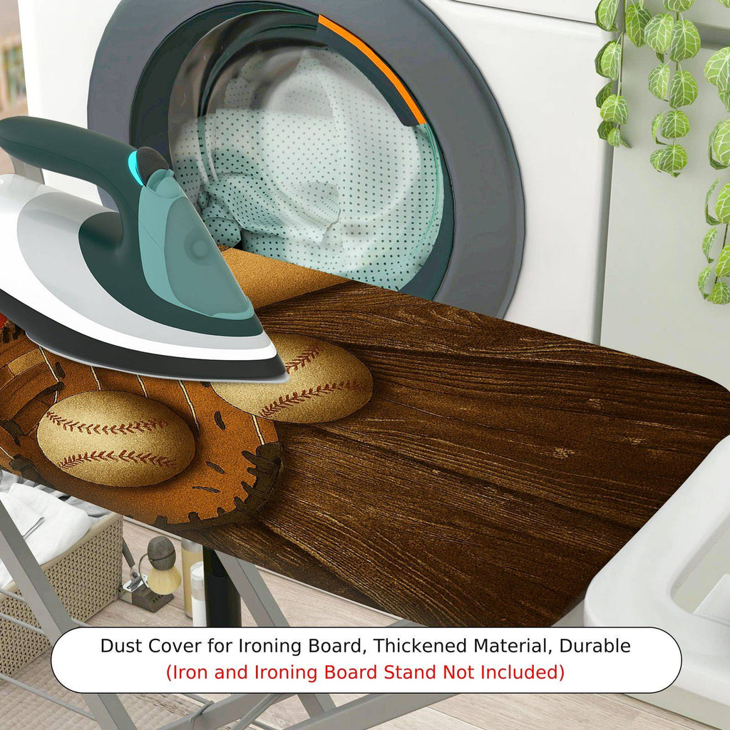 1-Piece American Flag Baseball Glove Sports  Ironing Board Cover, Universal Size, Without Board