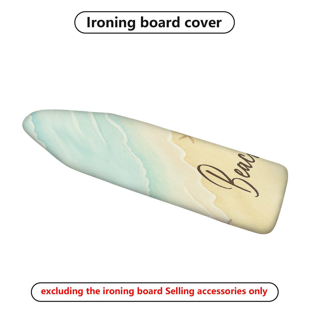 1-Piece Beach Ocean Sand  Ironing Board Cover, Universal Size, Without Board