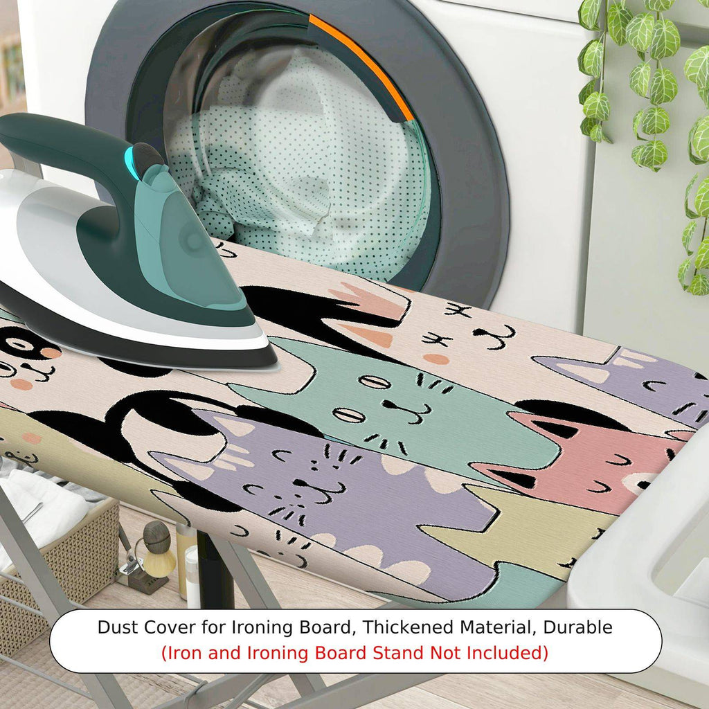 1-Piece Animal Pastel  Ironing Board Cover, Universal Size, Without Board