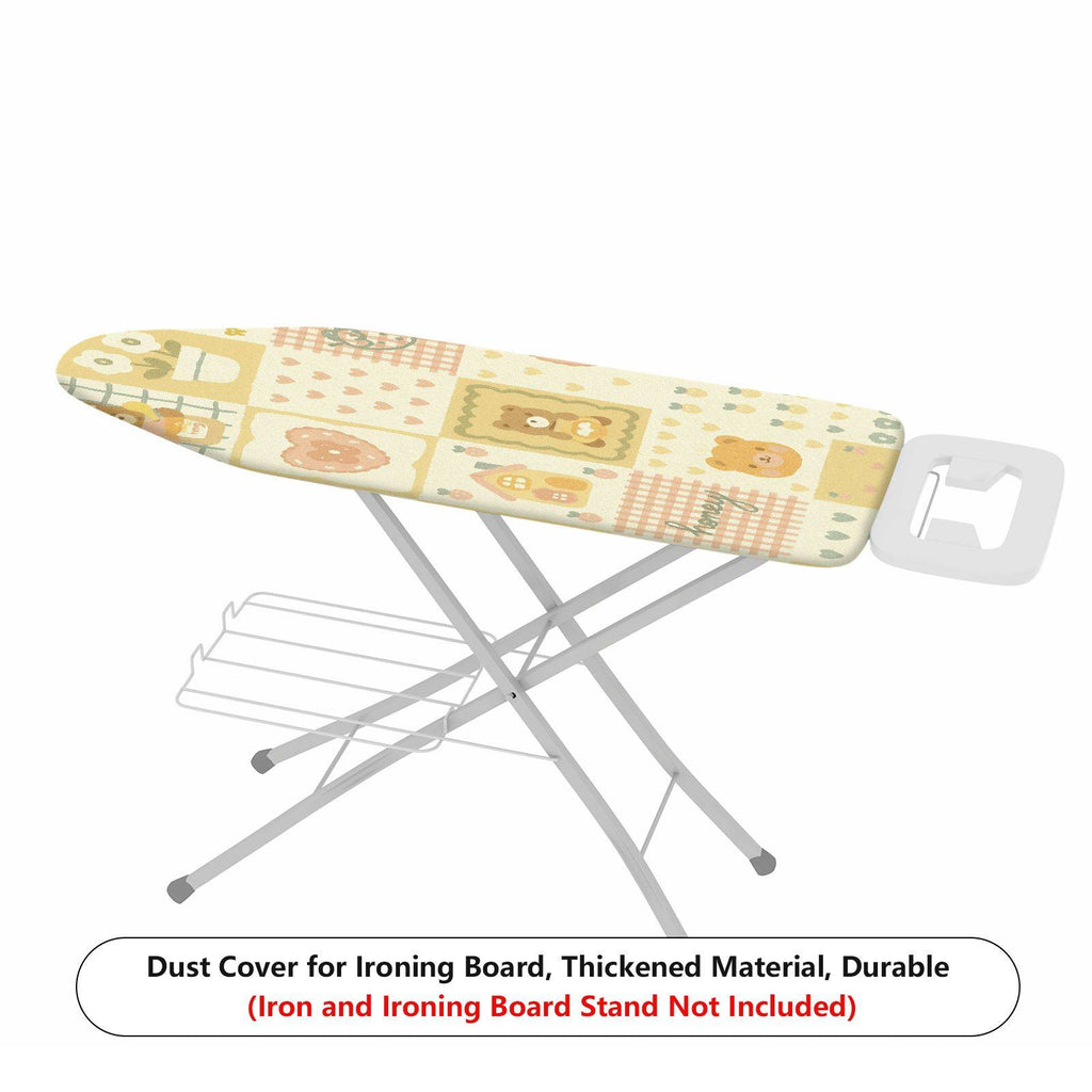 1-Piece Animal Bear Heart Patchwork  Ironing Board Cover, Universal Size, Without Board