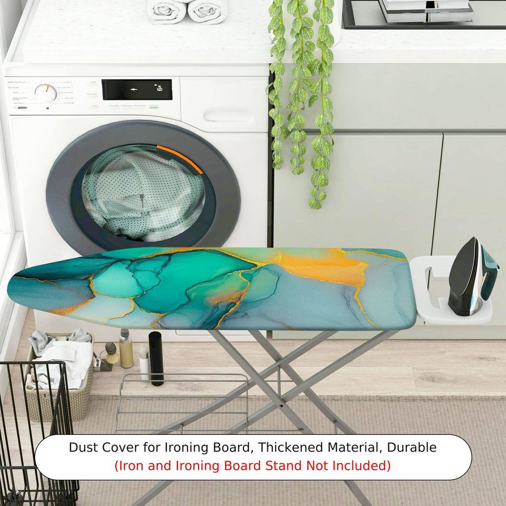 1-Piece Abstract Marble Artistic  Ironing Board Cover, Universal Size, Without Board