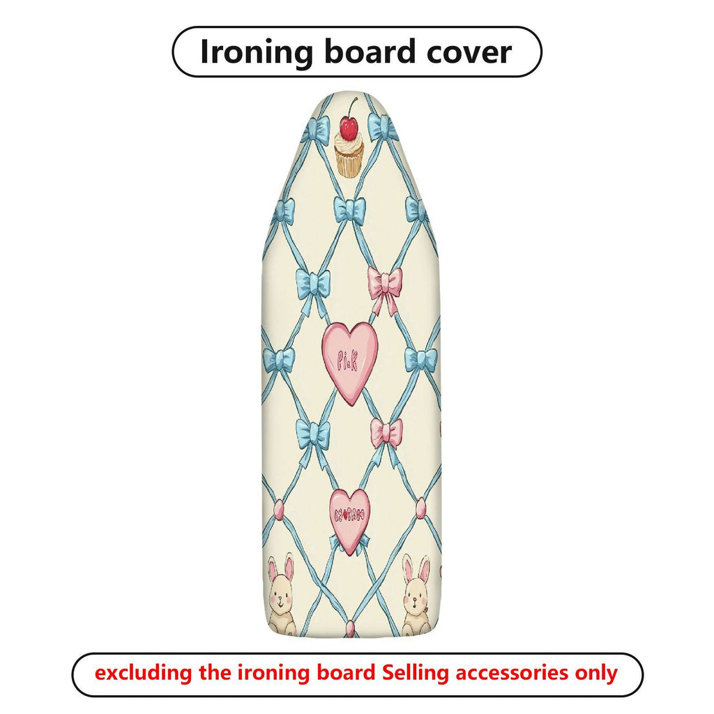 1-Piece Cute Bow Heart Animal  Ironing Board Cover, Universal Size, Without Board