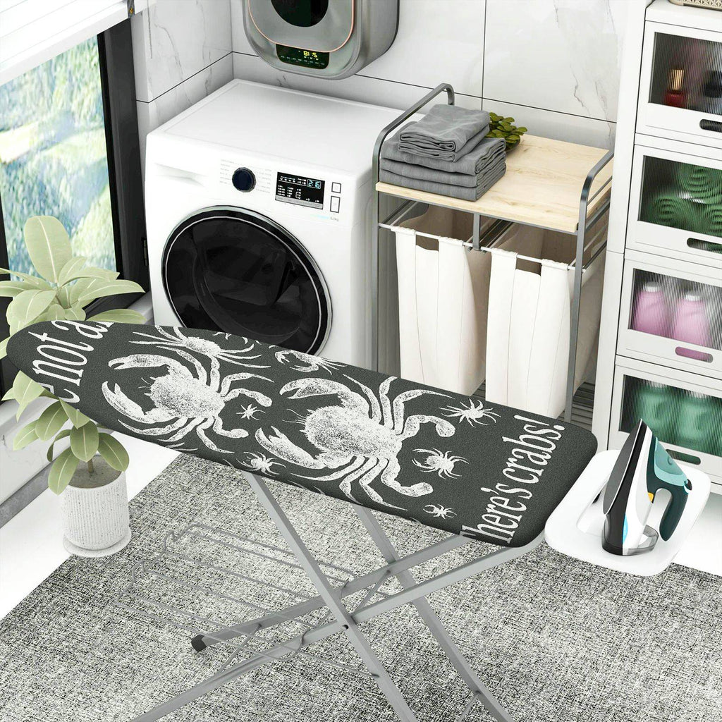 1-Piece Crab Sea Animal Nautical  Ironing Board Cover, Universal Size, Without Board