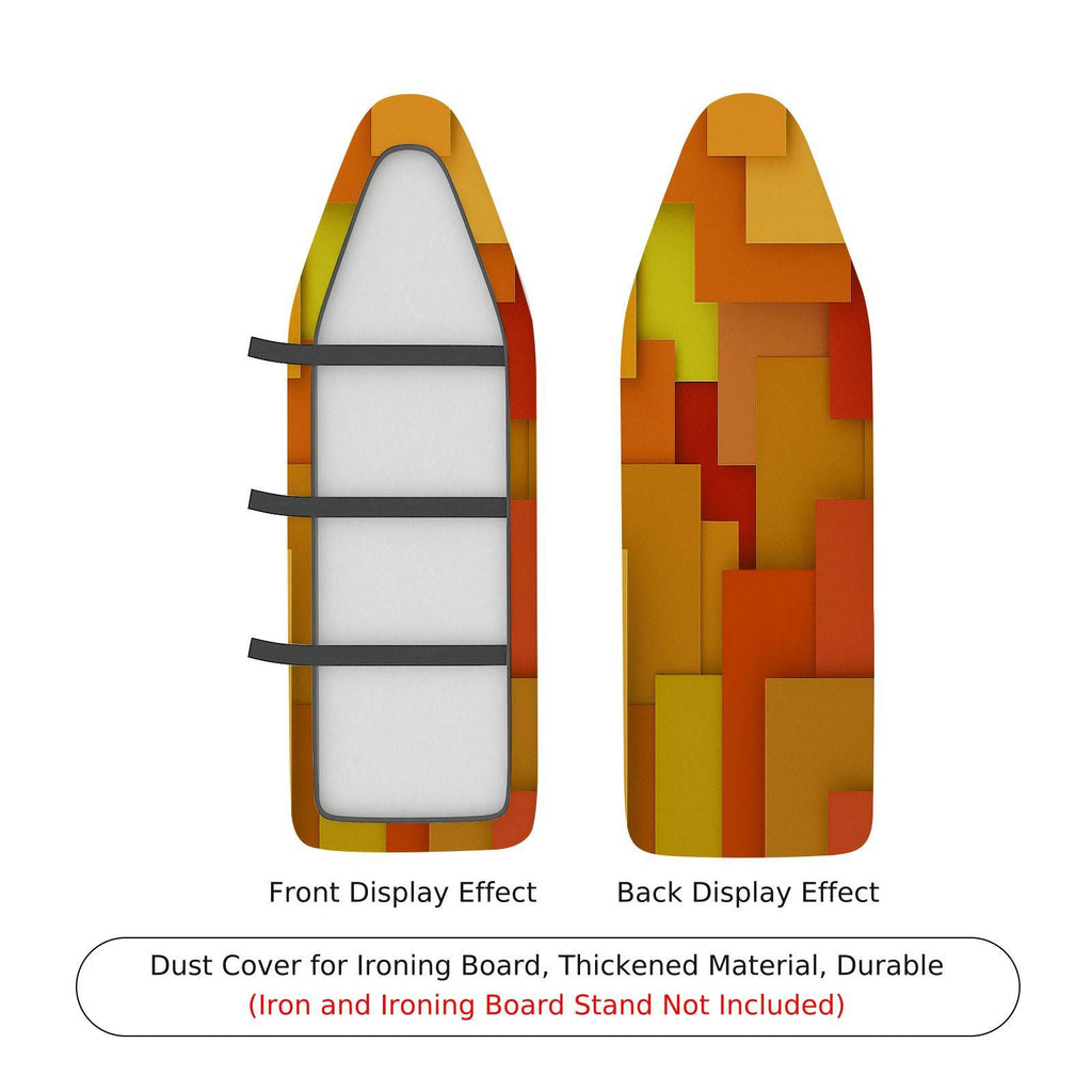 1-Piece Geometric Abstract Colorful  Ironing Board Cover, Universal Size, Without Board