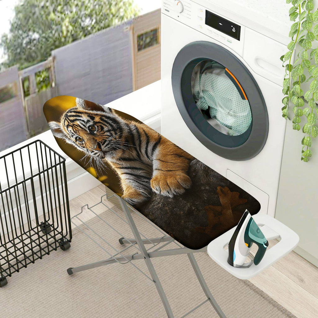 1-Piece Tiger Animal Print  Ironing Board Cover, Universal Size, Without Board
