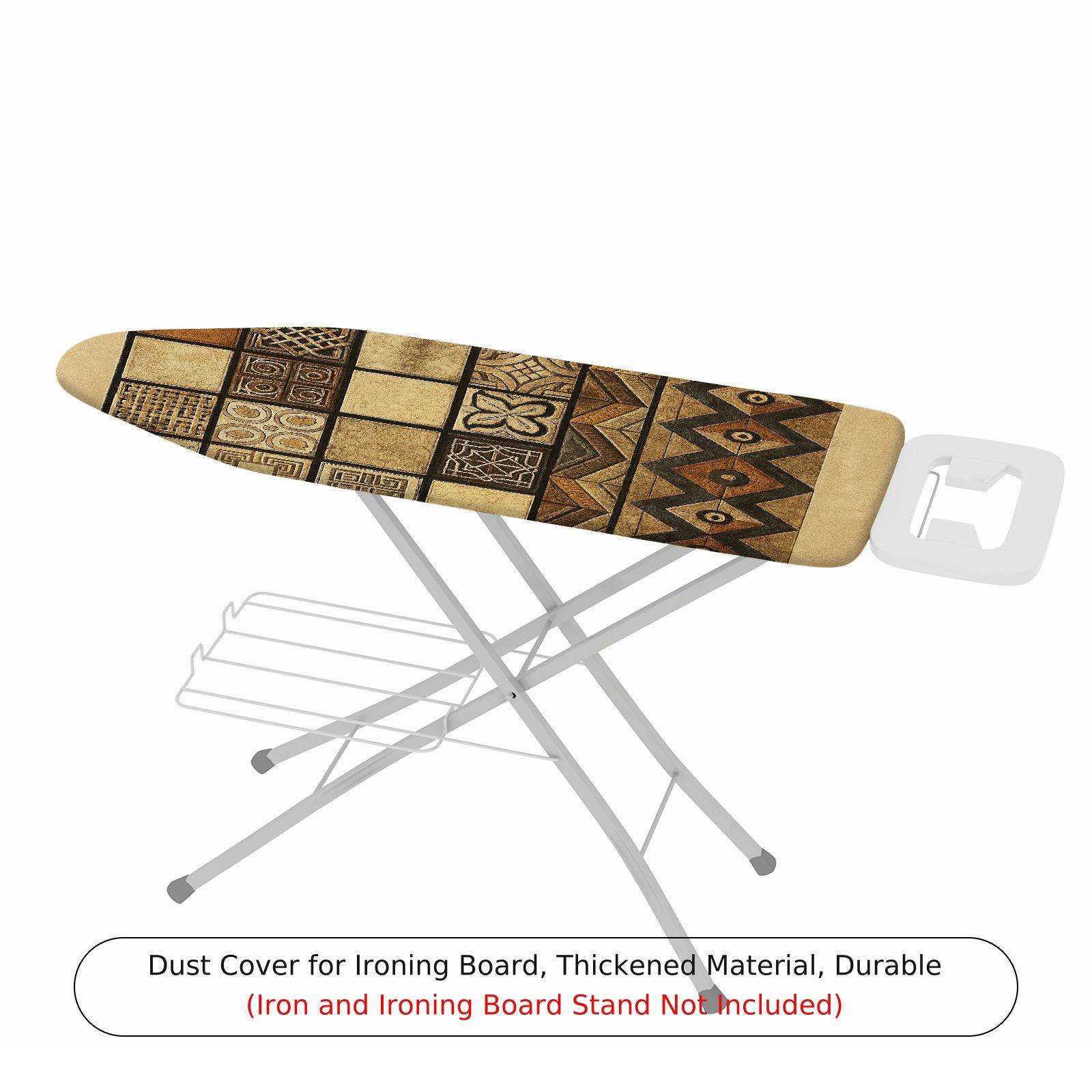1-Piece Geometric Retro Ethnic  Ironing Board Cover, Universal Size, Without Board