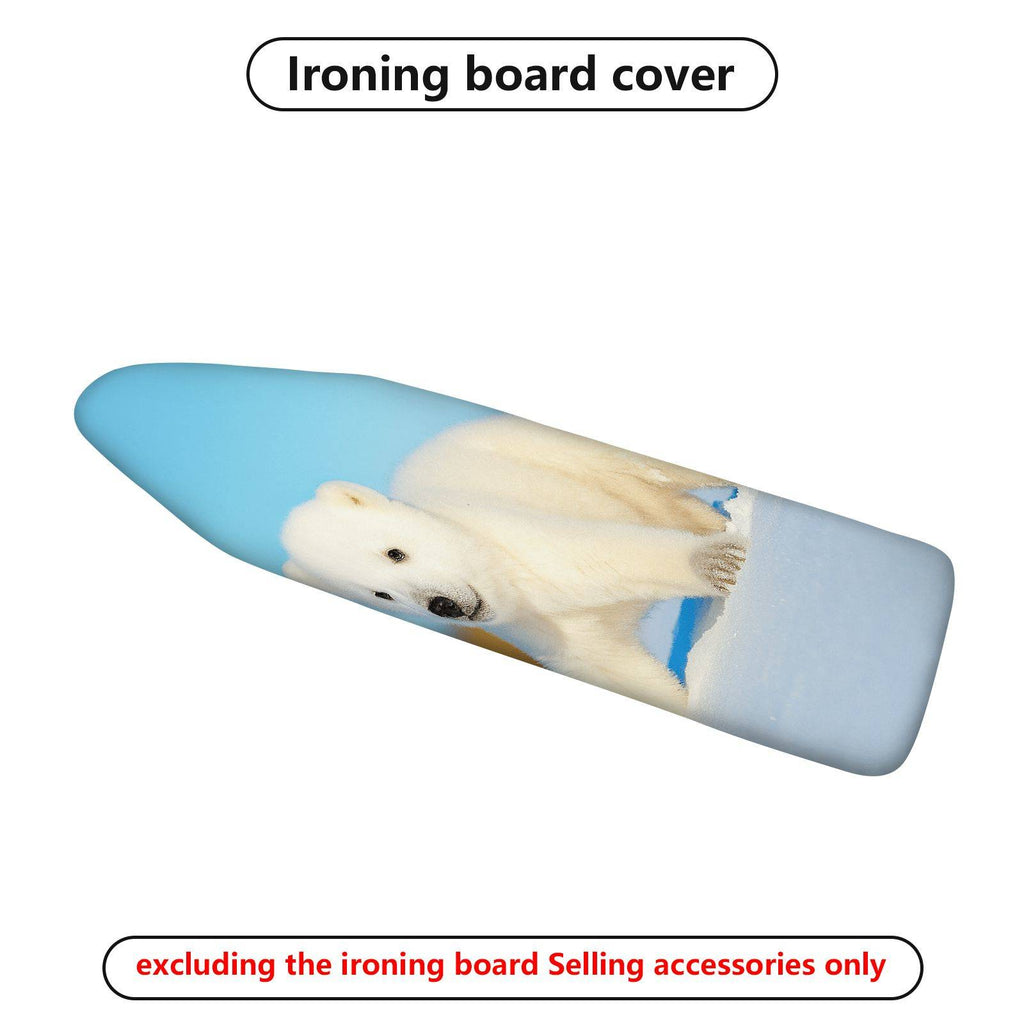 1-Piece Polar Bear Animal Snow  Ironing Board Cover, Universal Size, Without Board