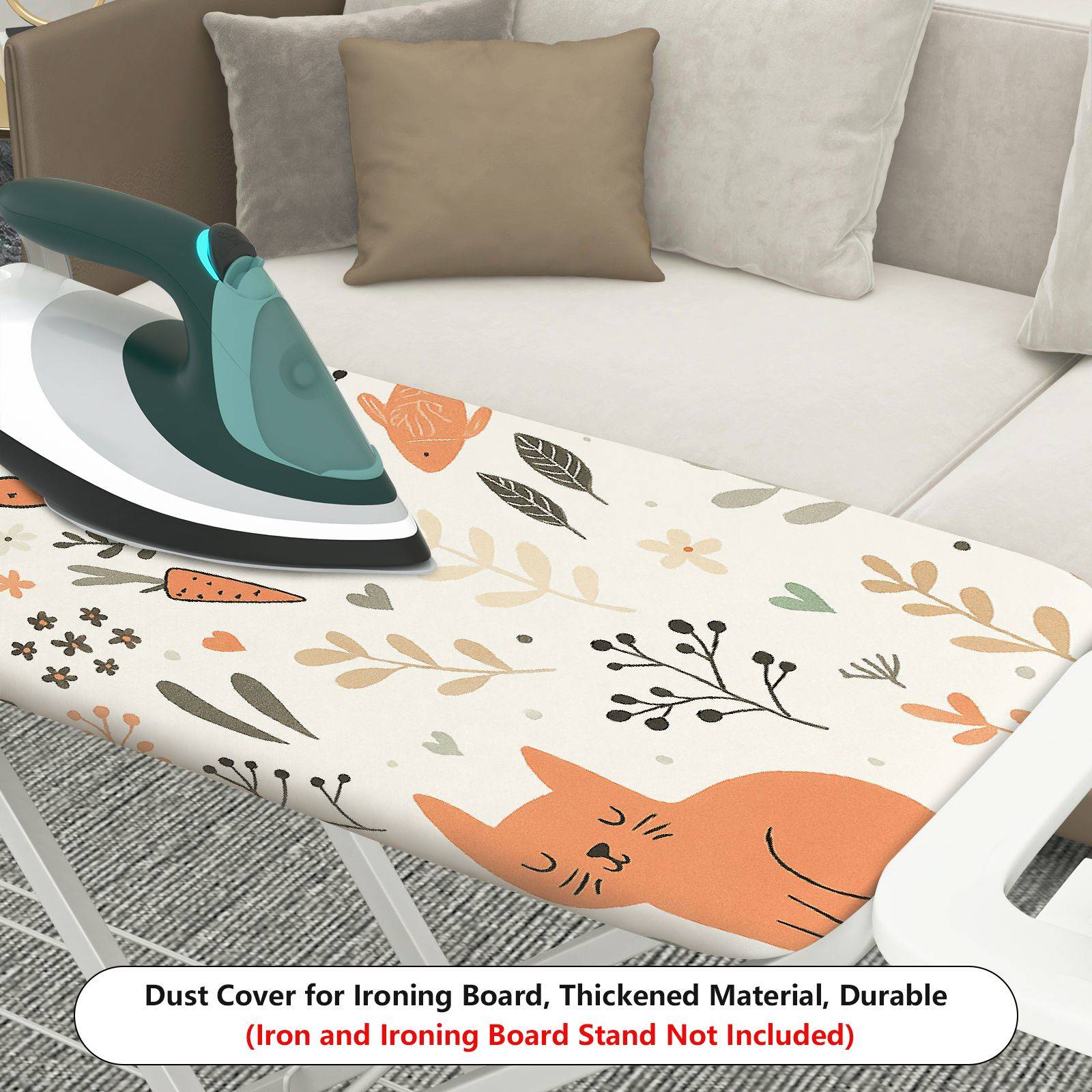 1-Piece Lovely Animal  Ironing Board Cover, Universal Size, Without Board