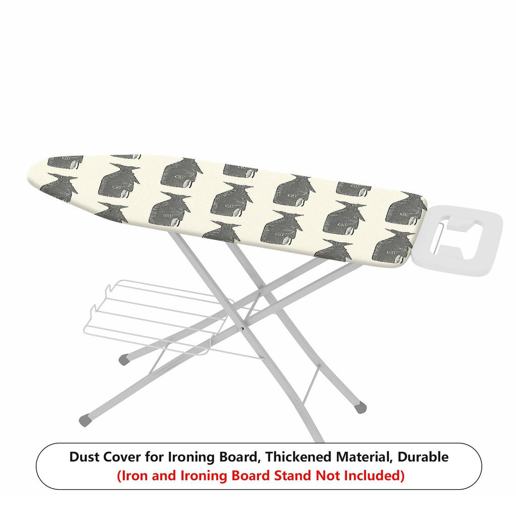 1-Piece Whale Pattern Nautical Ocean  Ironing Board Cover, Universal Size, Without Board