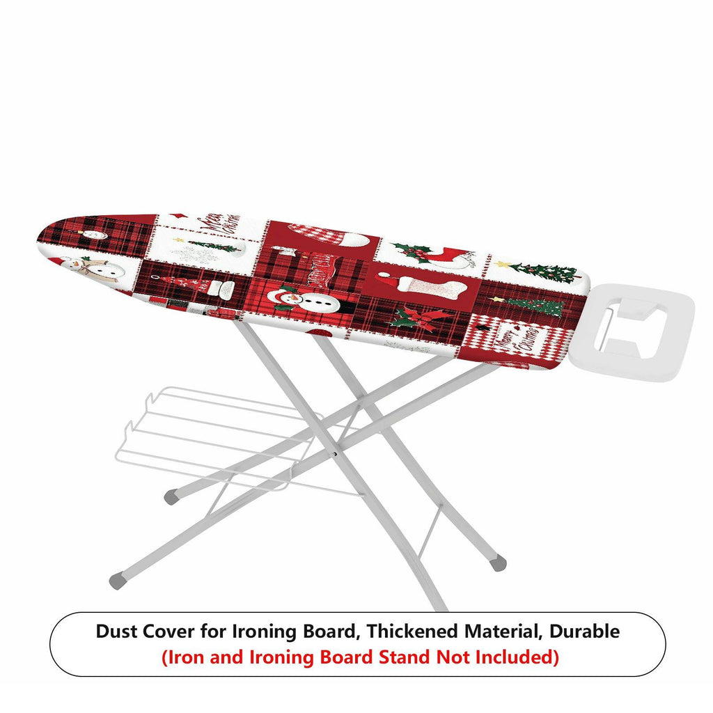 1-Piece Christmas Snowman Patterned  Ironing Board Cover, Universal Size, Without Board