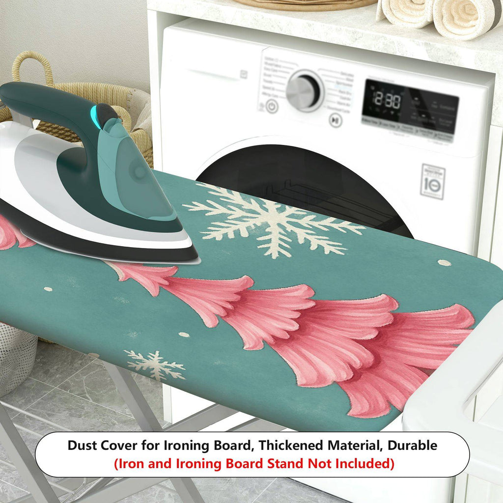 1-Piece Christmas Tree Snowflake Winter  Ironing Board Cover, Universal Size, Without Board