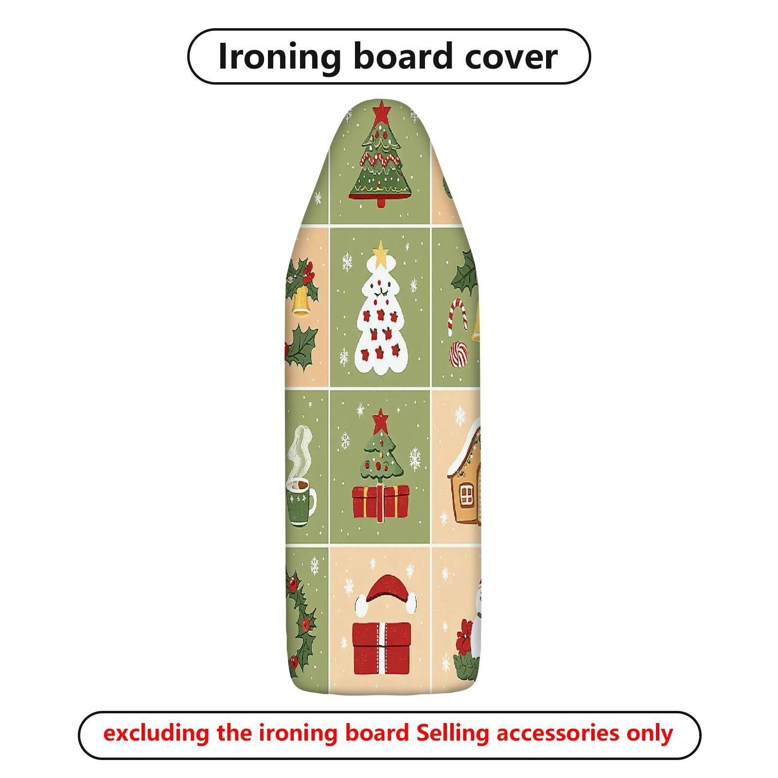 1-Piece Christmas Holiday Festive  Ironing Board Cover, Universal Size, Without Board
