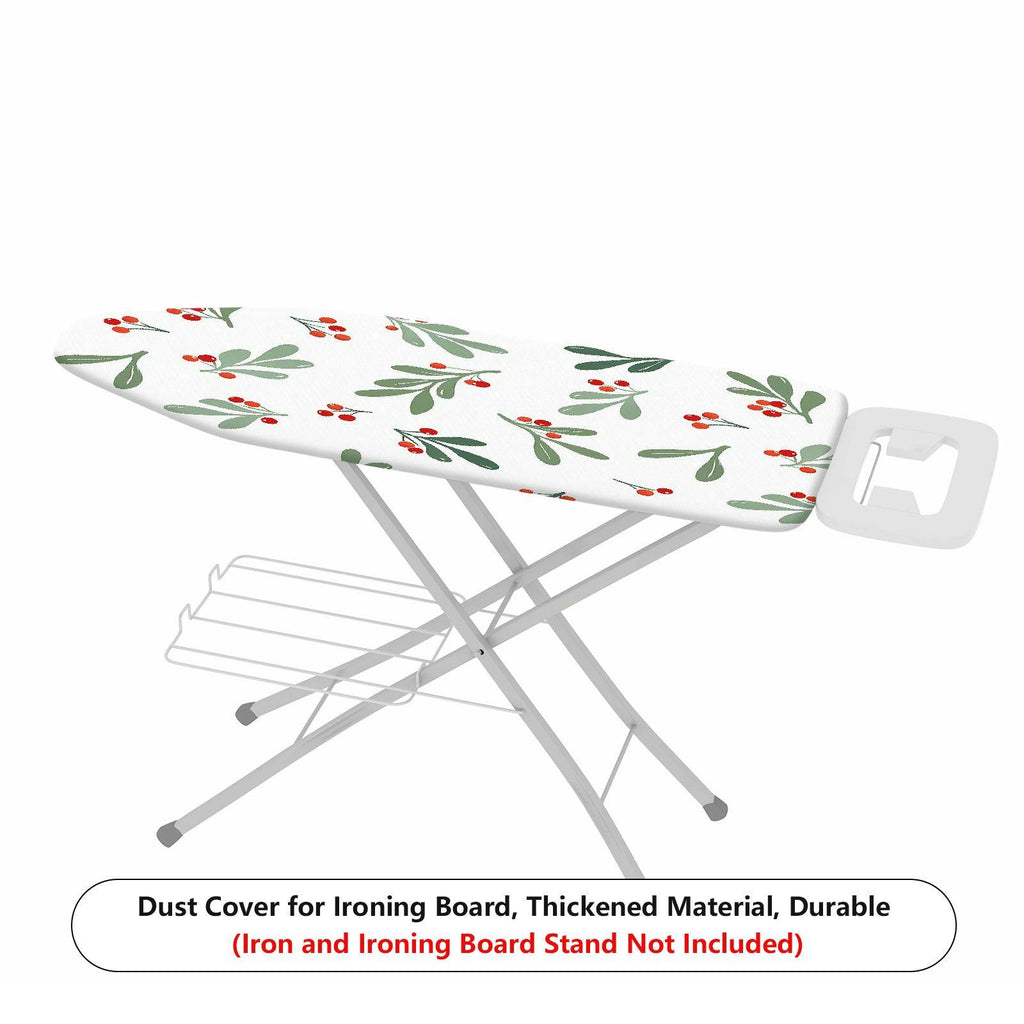 1-Piece Berry Leaf Pattern Christmas Decorative  Ironing Board Cover, Universal Size, Without Board