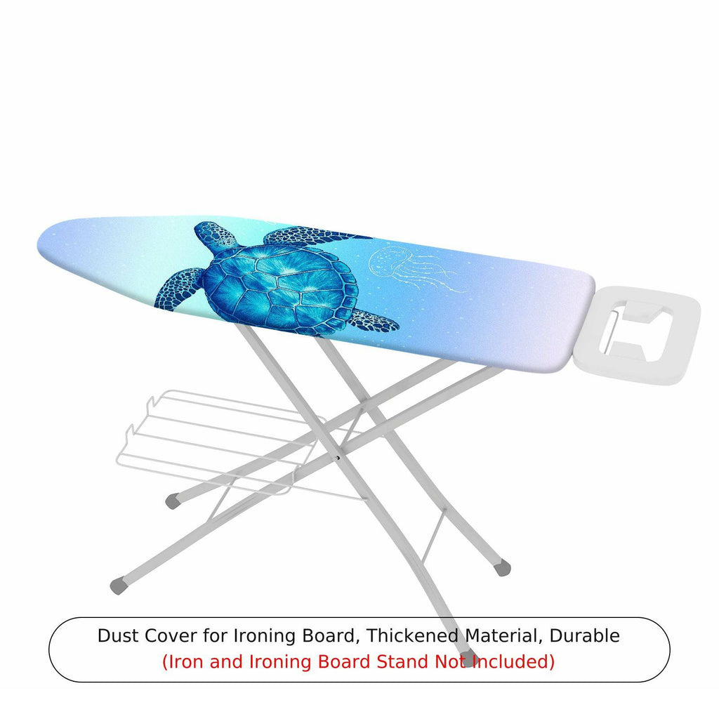 1-Piece Sea Turtle Ocean Marine  Ironing Board Cover, Universal Size, Without Board