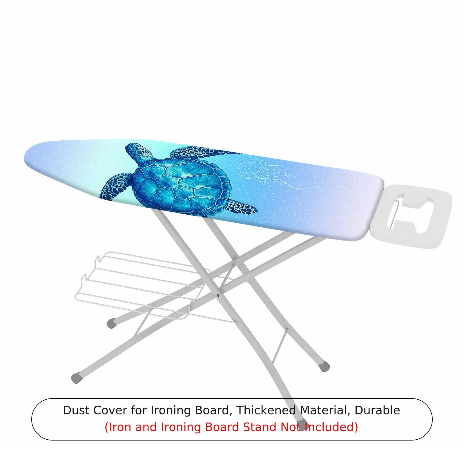 1-Piece Sea Turtle Ocean Marine  Ironing Board Cover, Universal Size, Without Board