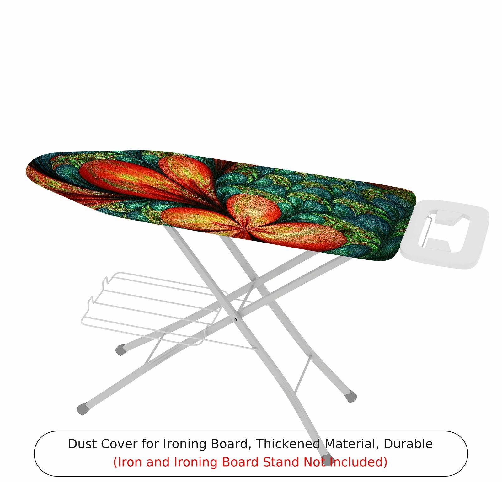 1-Piece Colorful Floral Pattern Abstract  Ironing Board Cover, Universal Size, Without Board