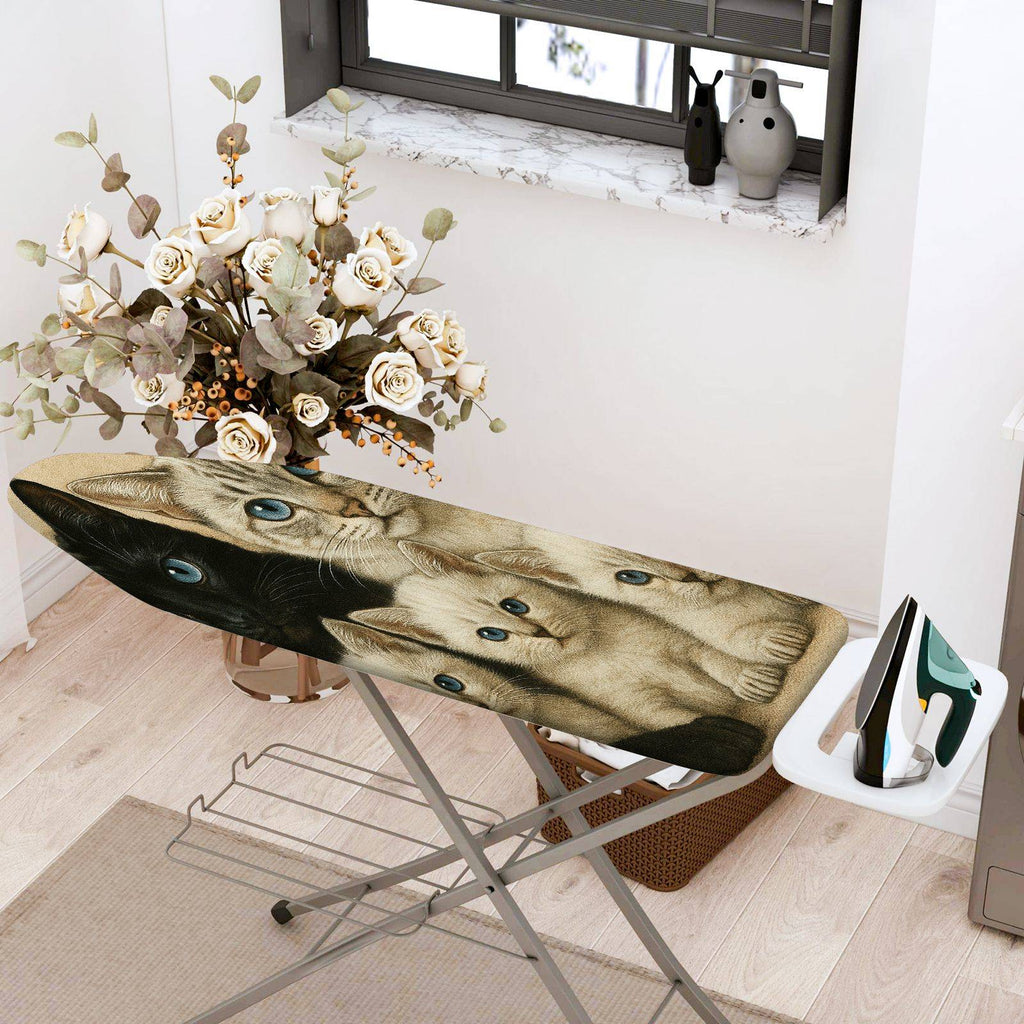 1-Piece Cat Kitten Animal  Ironing Board Cover, Universal Size, Without Board