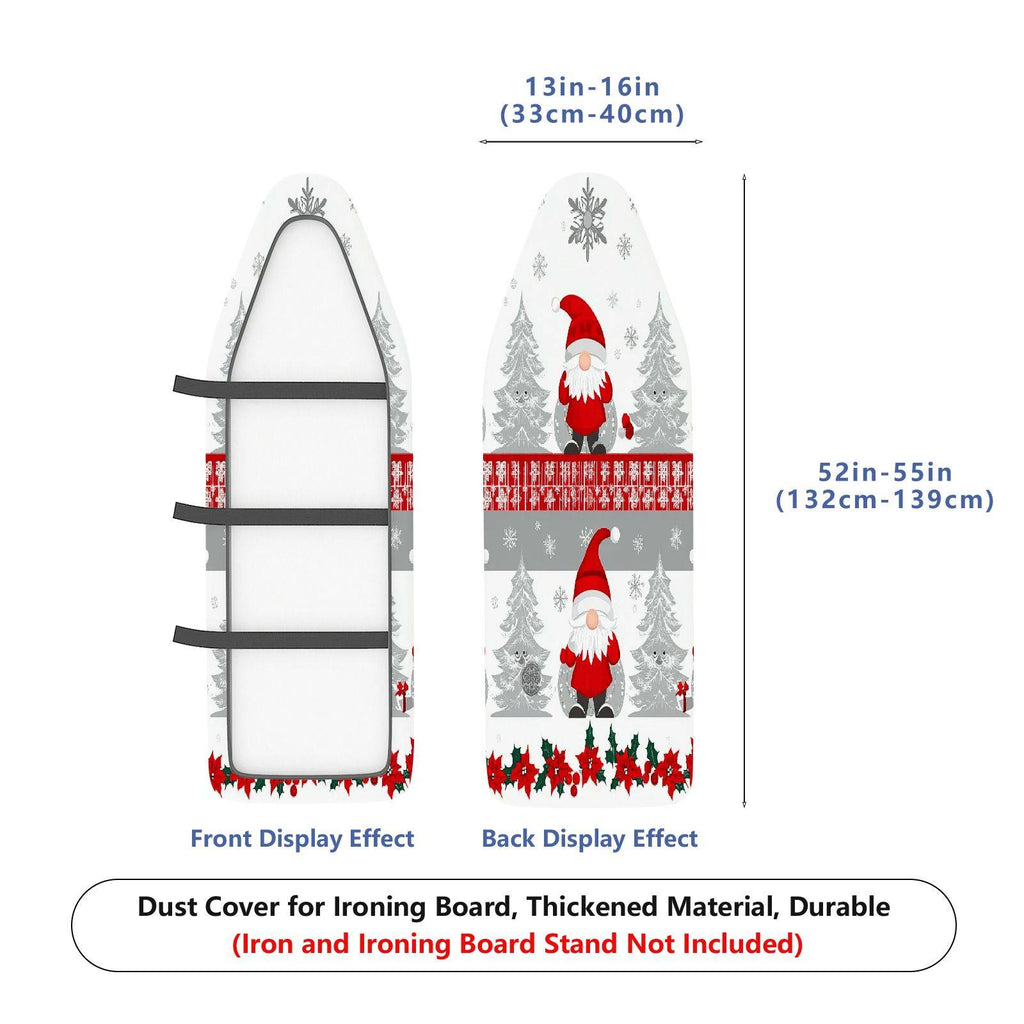 1-Piece Santa Claus Snowflake Christmas Tree  Ironing Board Cover, Universal Size, Without Board