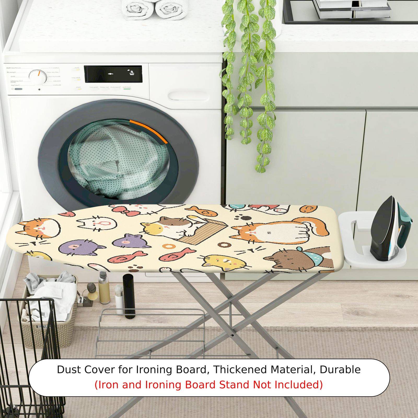 1-Piece Cute  Animal Cat  Ironing Board Cover, Universal Size, Without Board