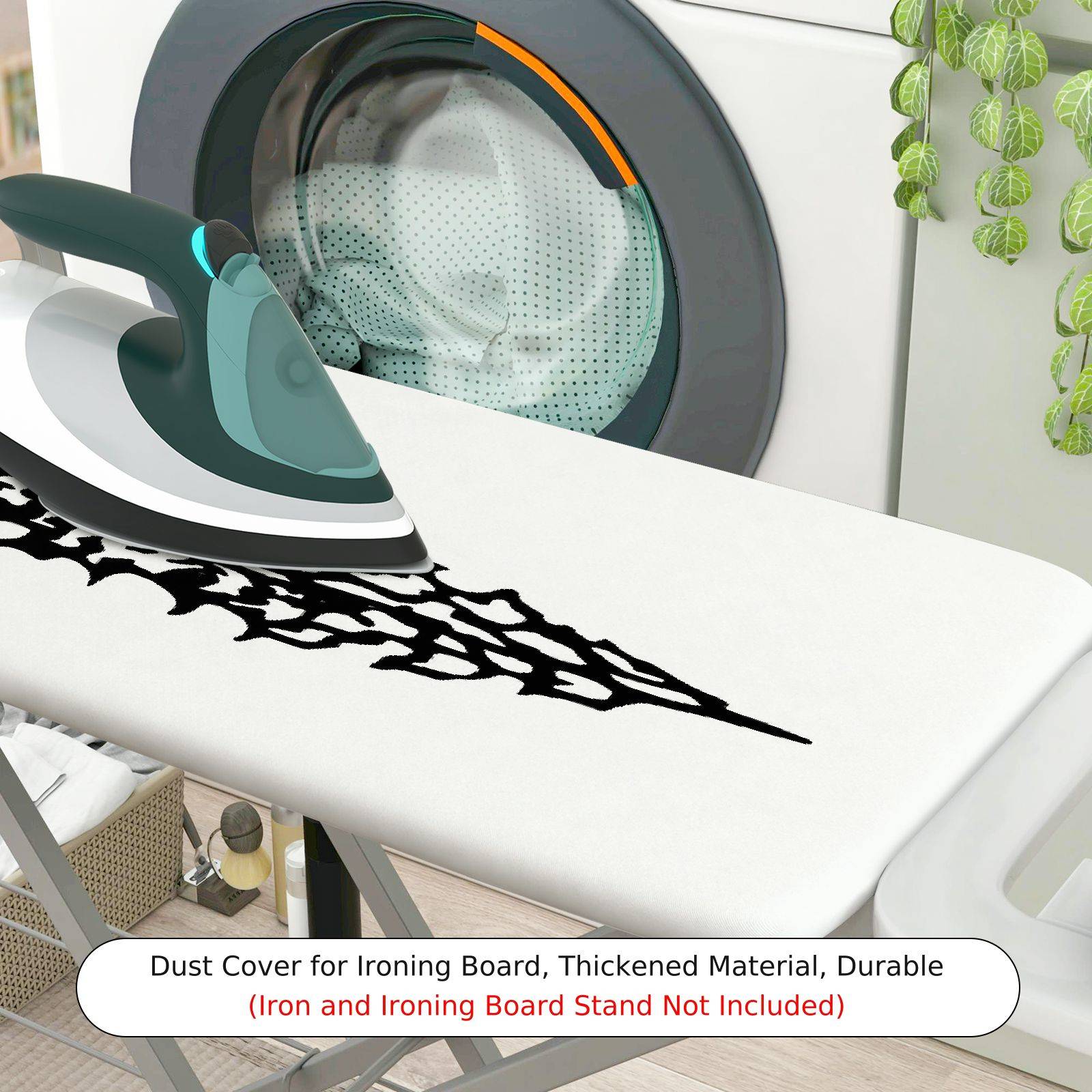 1-Piece Abstract Floral Tribal  Ironing Board Cover, Universal Size, Without Board