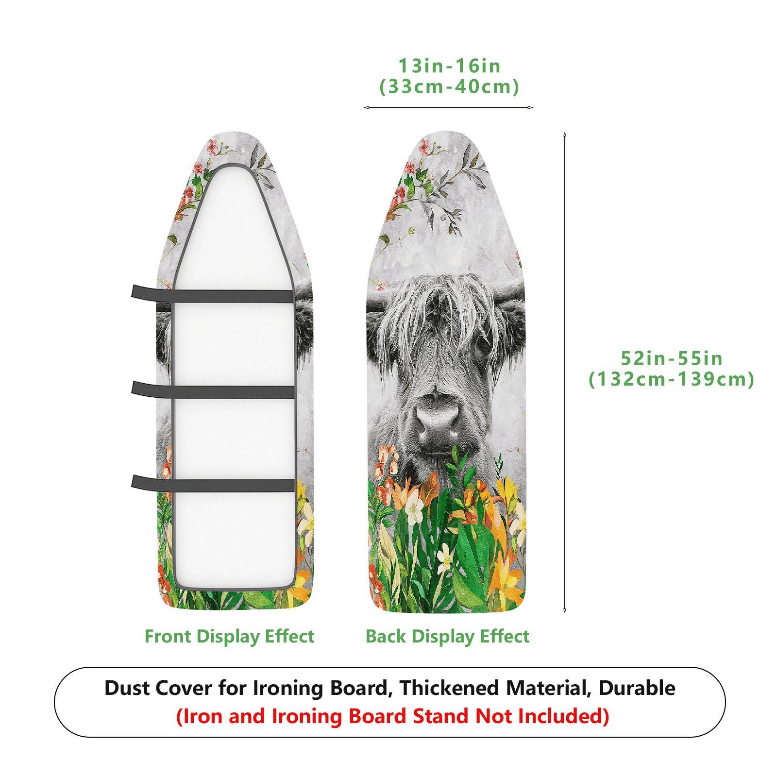 1-Piece Animal Floral Pastoral  Ironing Board Cover, Universal Size, Without Board