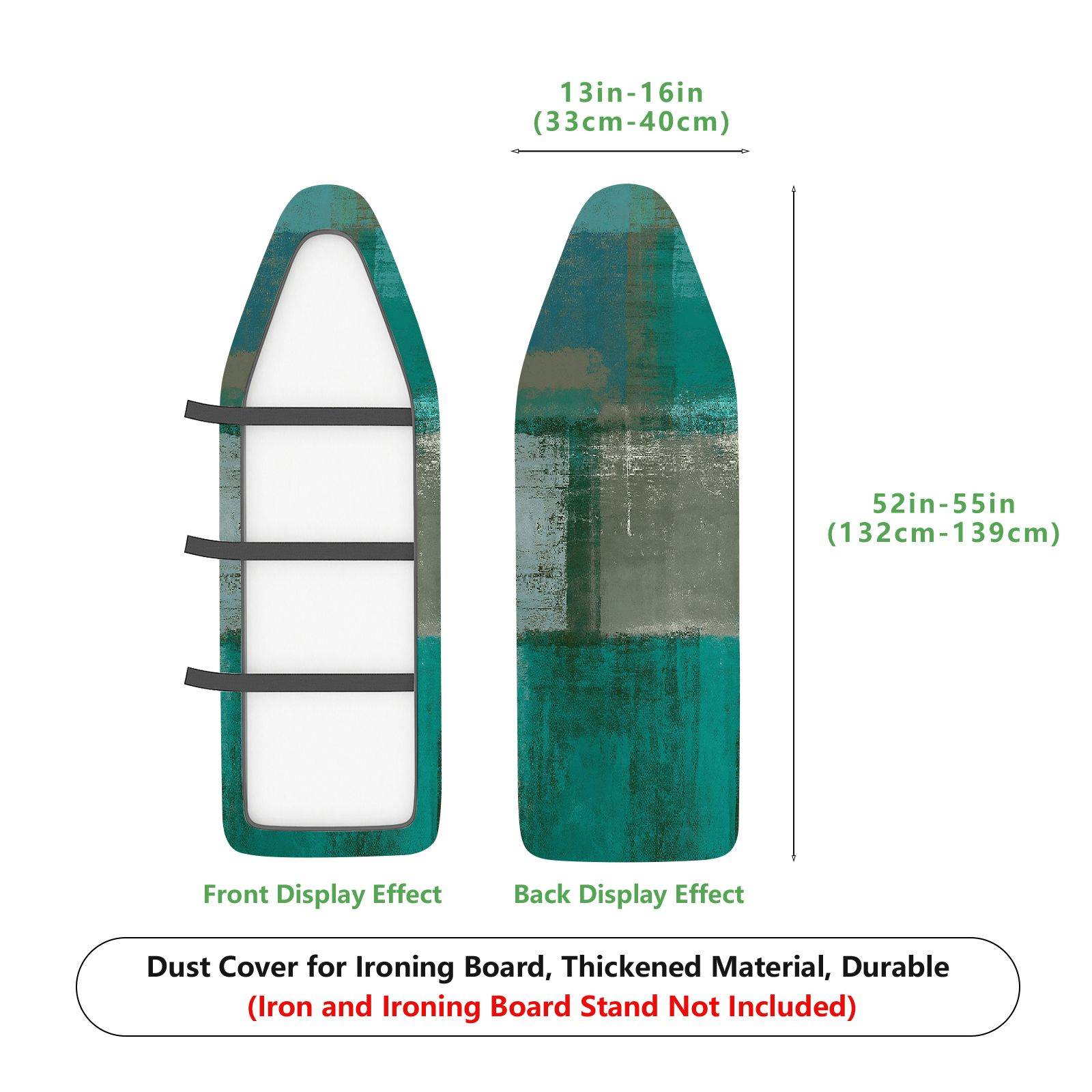 1-Piece Modern Retro Abstract  Ironing Board Cover, Universal Size, Without Board