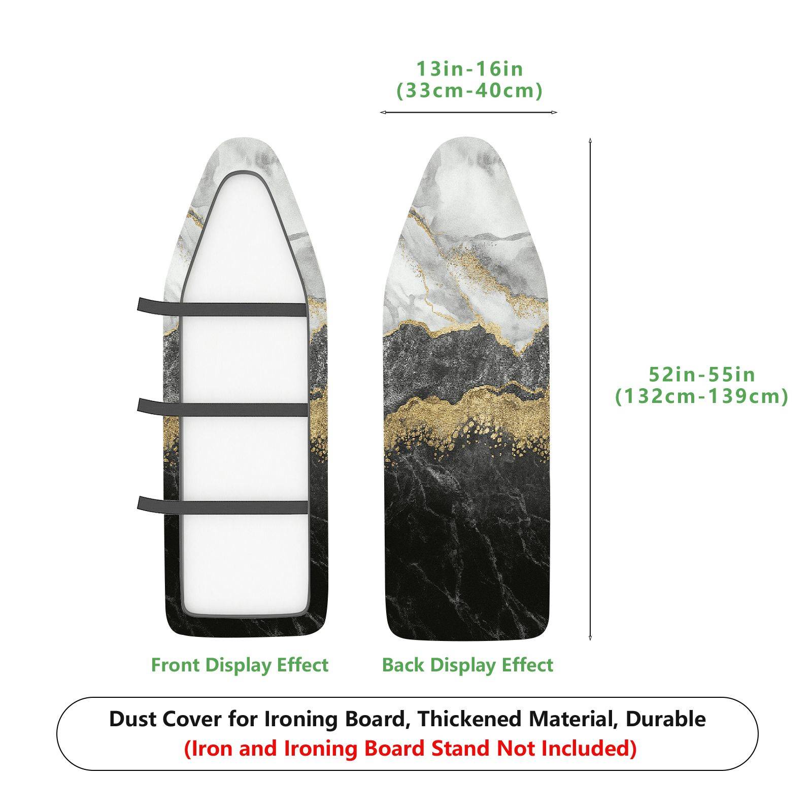 1-Piece Abstract Elegant Modern  Ironing Board Cover, Universal Size, Without Board