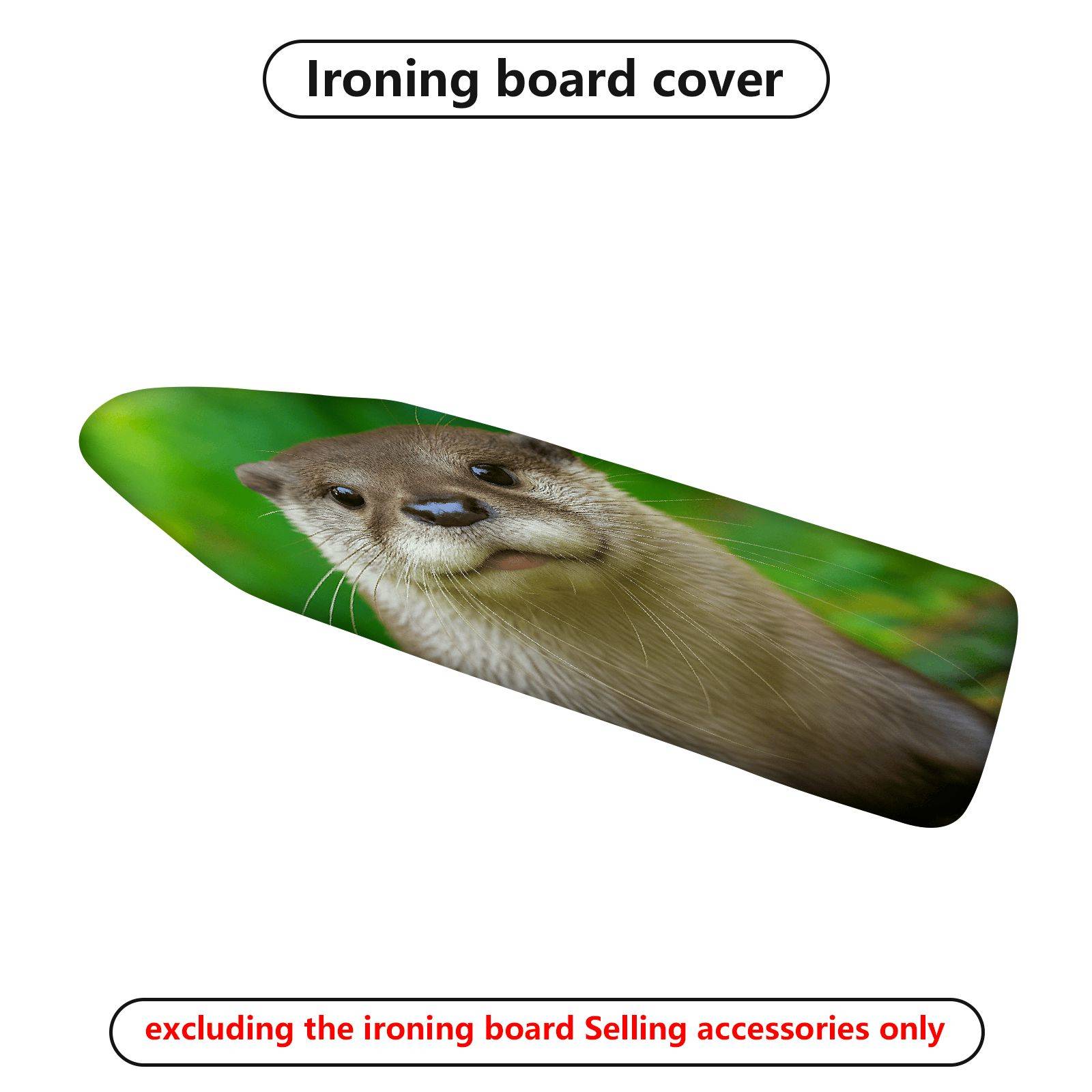 1-Piece Animal Nature Green  Ironing Board Cover, Universal Size, Without Board