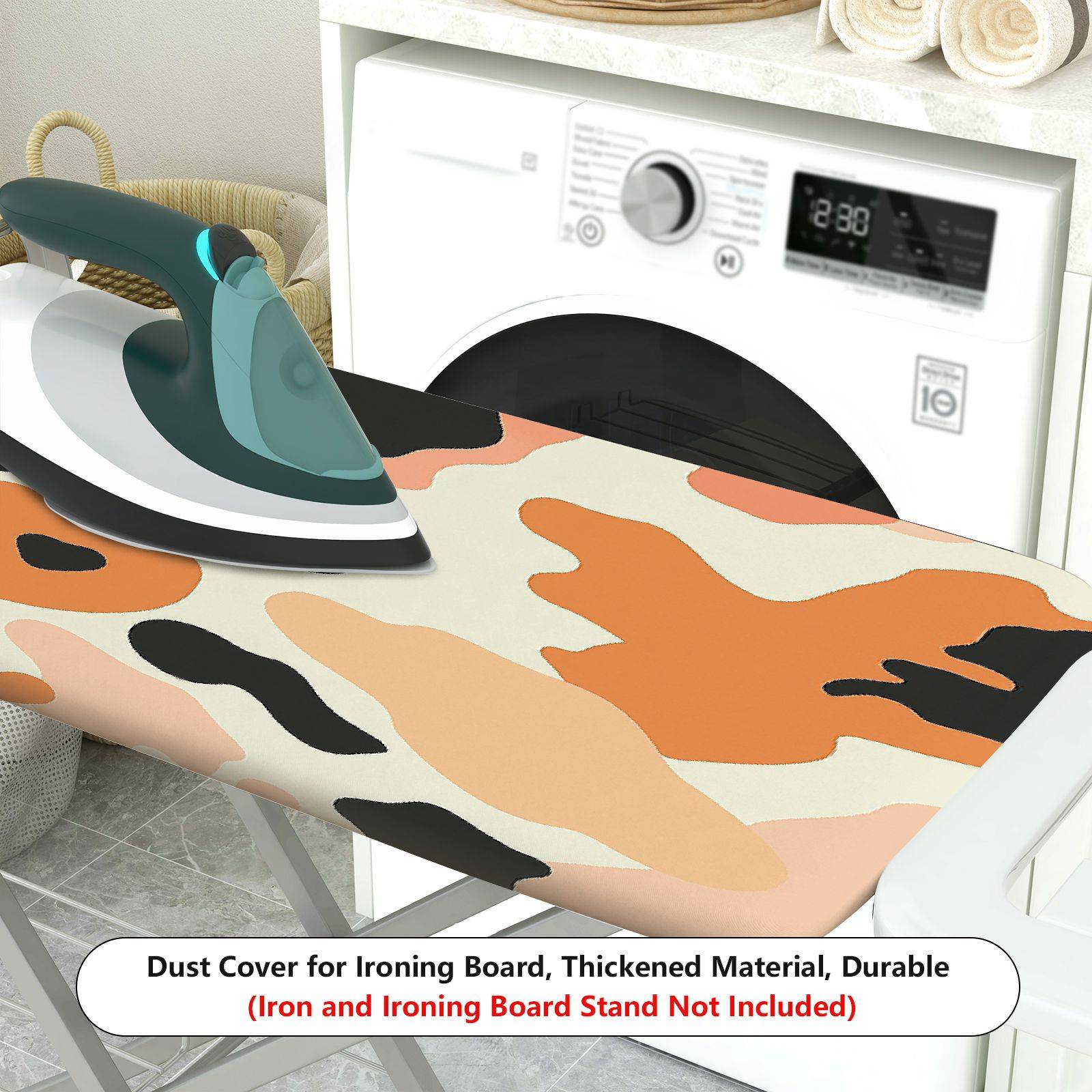 1-Piece Camouflage Animal Print Multi-color  Ironing Board Cover, Universal Size, Without Board