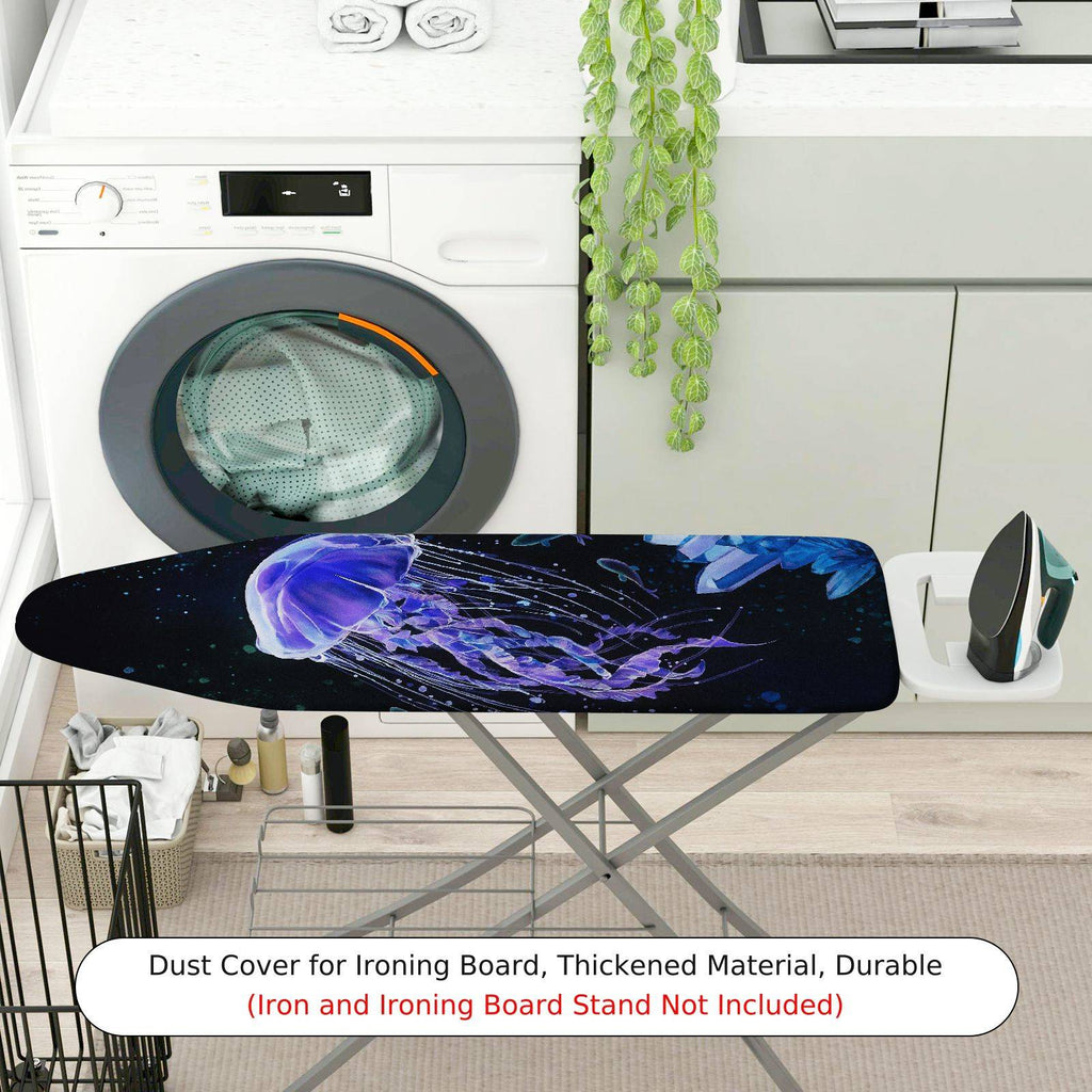 1-Piece Jellyfish Ocean Marine  Ironing Board Cover, Universal Size, Without Board