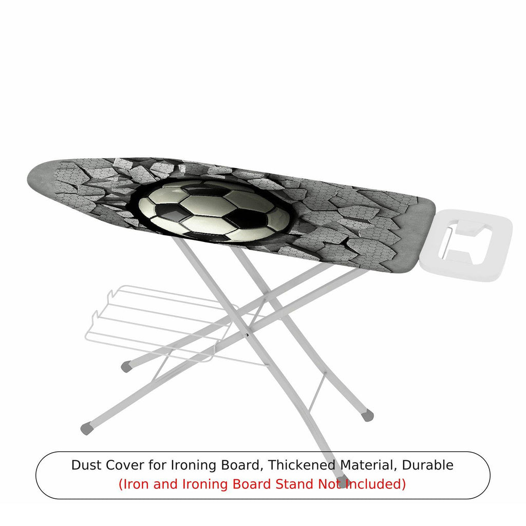 1-Piece Football Soccer Style Abstract  Ironing Board Cover, Universal Size, Without Board