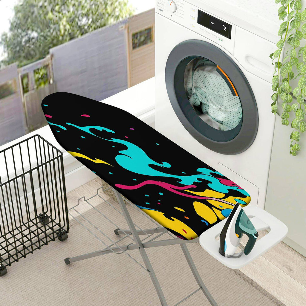 1-Piece Abstract Colorful Artistic  Ironing Board Cover, Universal Size, Without Board