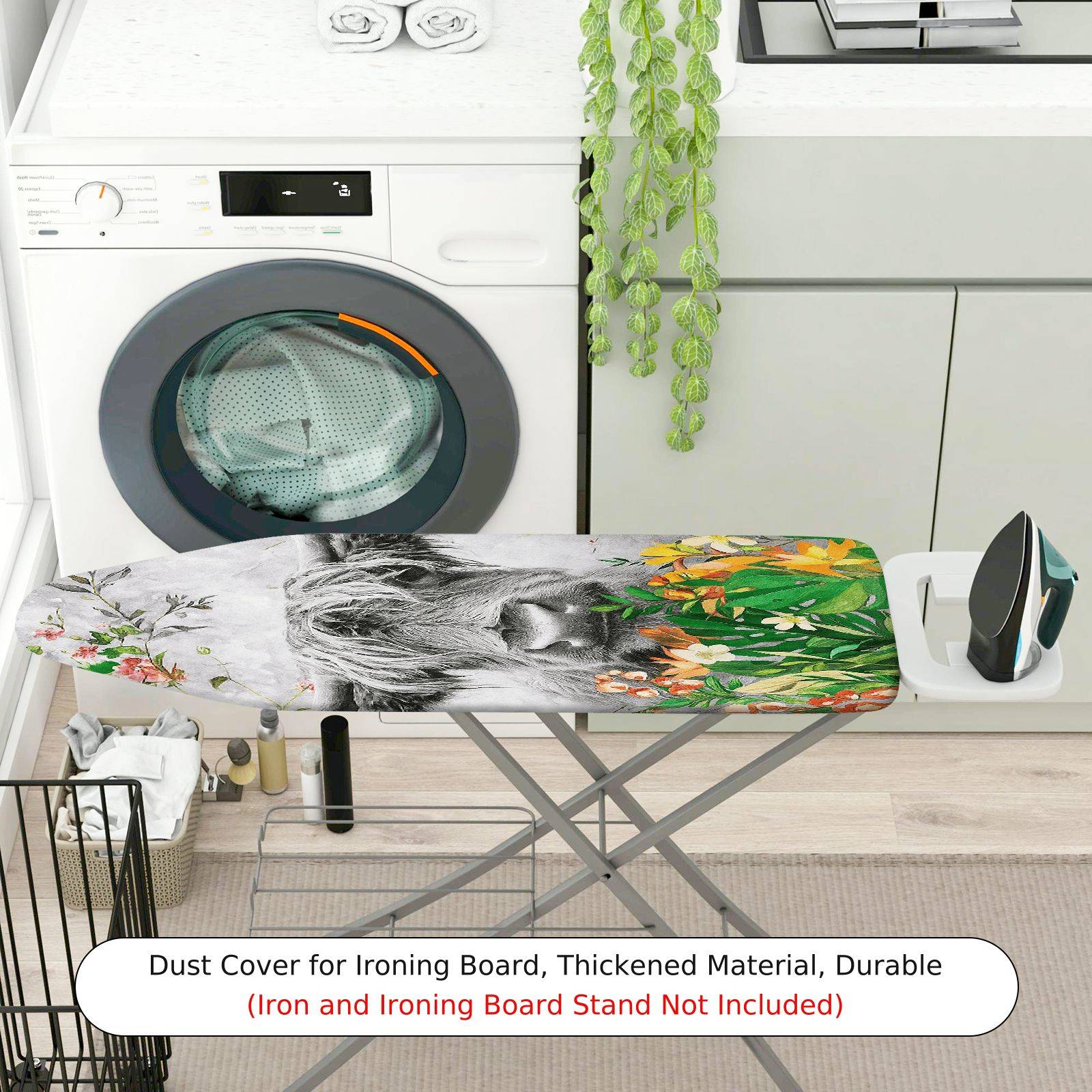 1-Piece Animal Floral Pastoral  Ironing Board Cover, Universal Size, Without Board