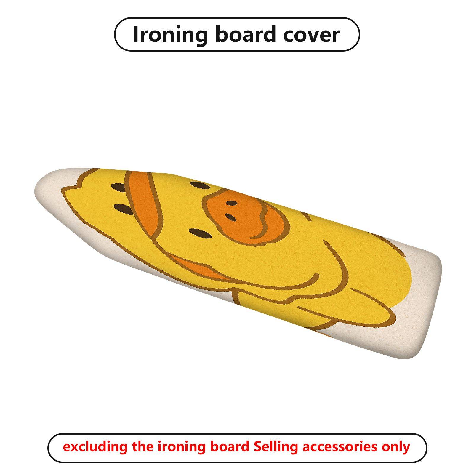 1-Piece Animal Yellow Duck  Ironing Board Cover, Universal Size, Without Board