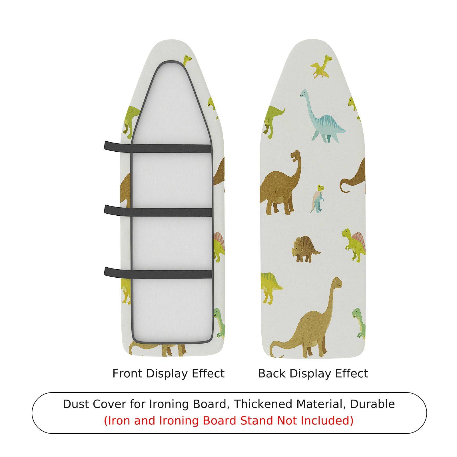1-Piece Dinosaur  Animal  Ironing Board Cover, Universal Size, Without Board